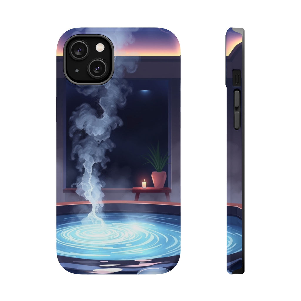 iPhone Hot Spring Steam Enchanted Art Slim Everyday iPhone 18 Designer · iPhone