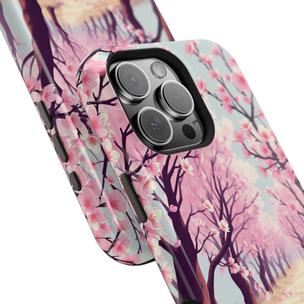iPhone Rose Pink And Cream Blossom Trail Slim Everyday iPhone Designer · iPhone