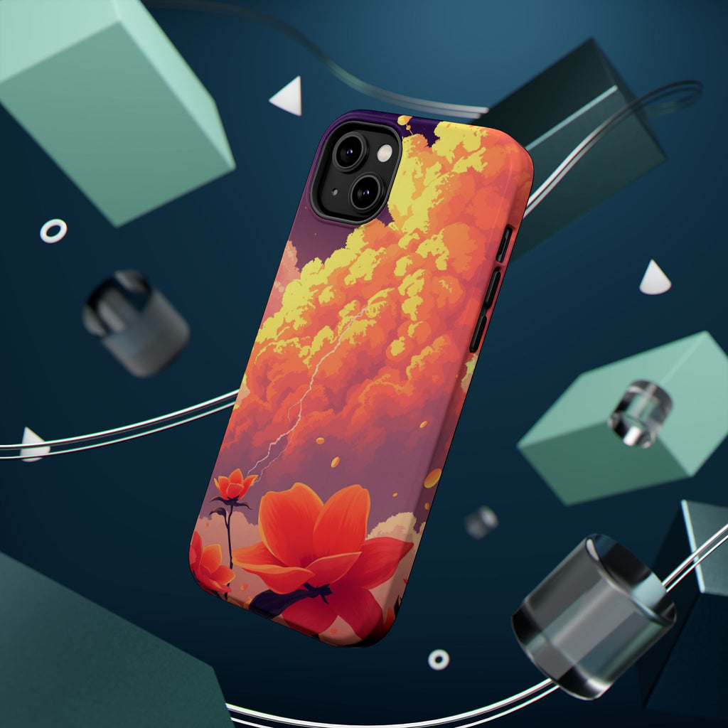 iPhone Sunset Amber And Peach Petal Storm Slim iPhone Everyday Designer · iPhone