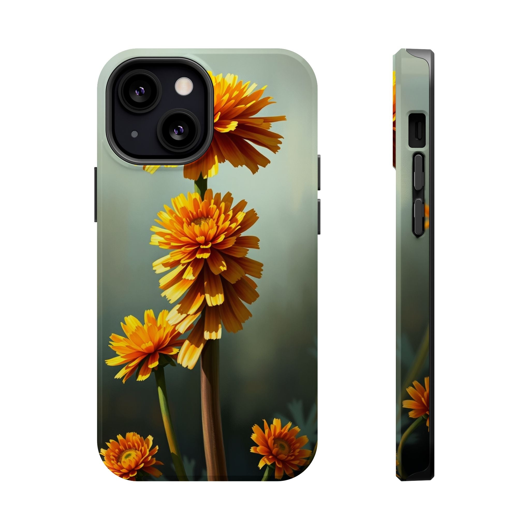 iPhone Ranunculus Stack Electric Art Slim Everyday Designer Case · iPhone Case