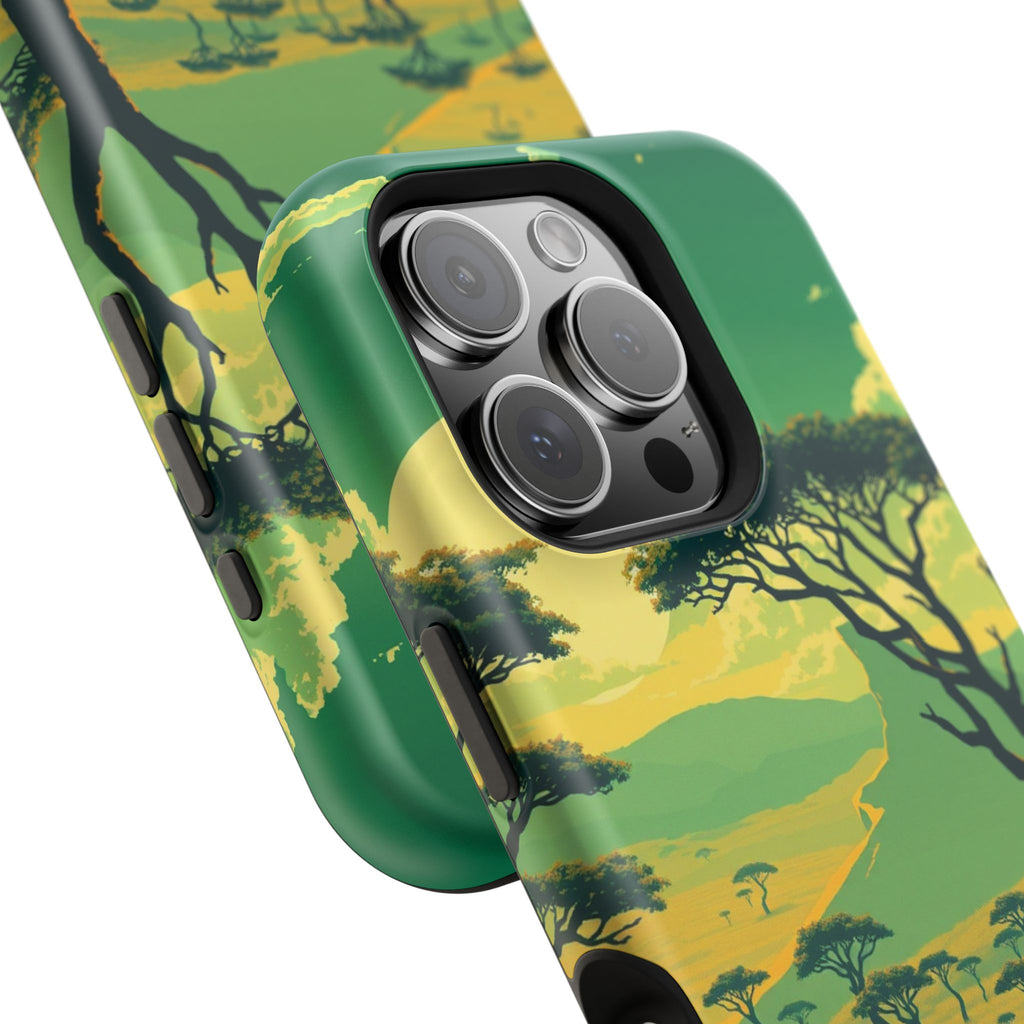 iPhone Savanna Horizon Pixel Art -Bit Slim Everyday Designer Case · iPhone Case