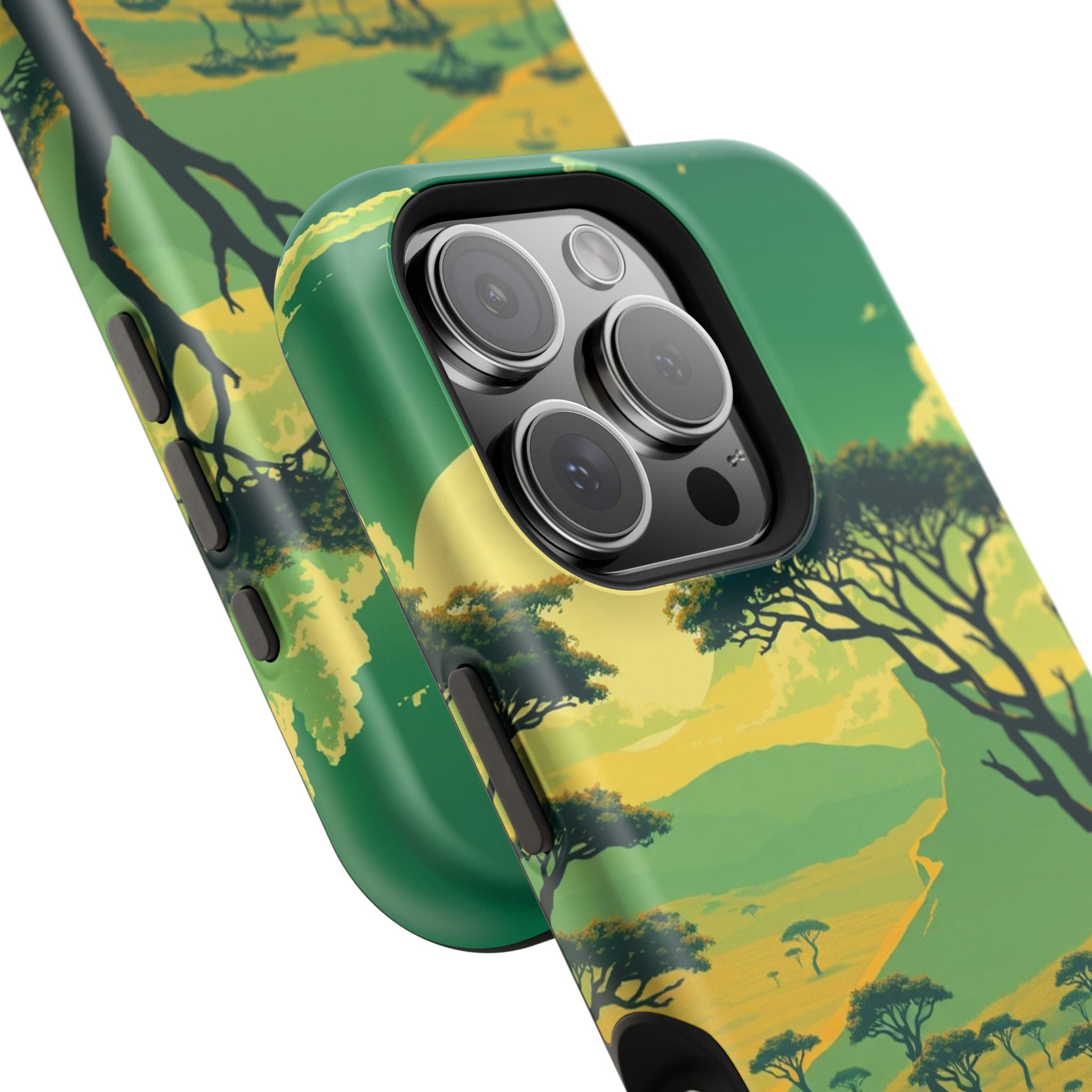 iPhone Savanna Horizon Pixel Art -Bit Slim Everyday Designer Case · iPhone Case