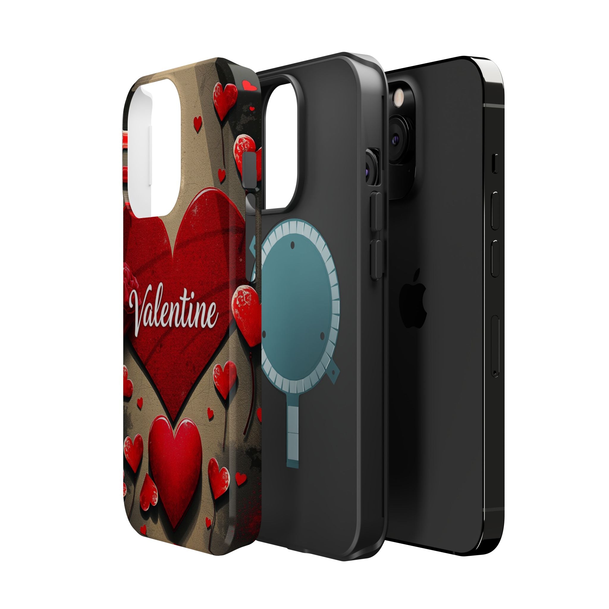 iPhone Serene Vintage Valentine Card Design Slim Everyday Designer Case · iPhone