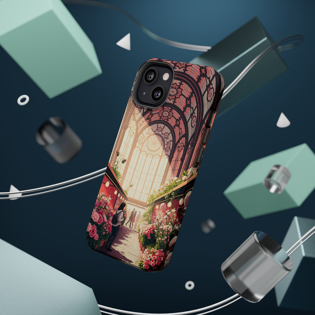 iPhone Flower Market Stained Glass Bold Modern Everyday Snap Case · iPhone Case
