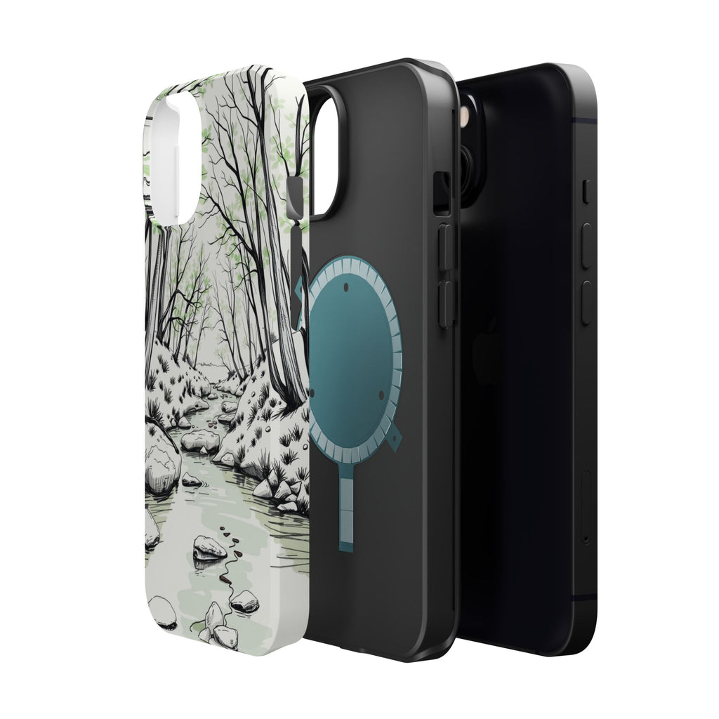 iPhone Sage And Ivory Spring Creek Bold Modern Everyday Snap Case · iPhone Case