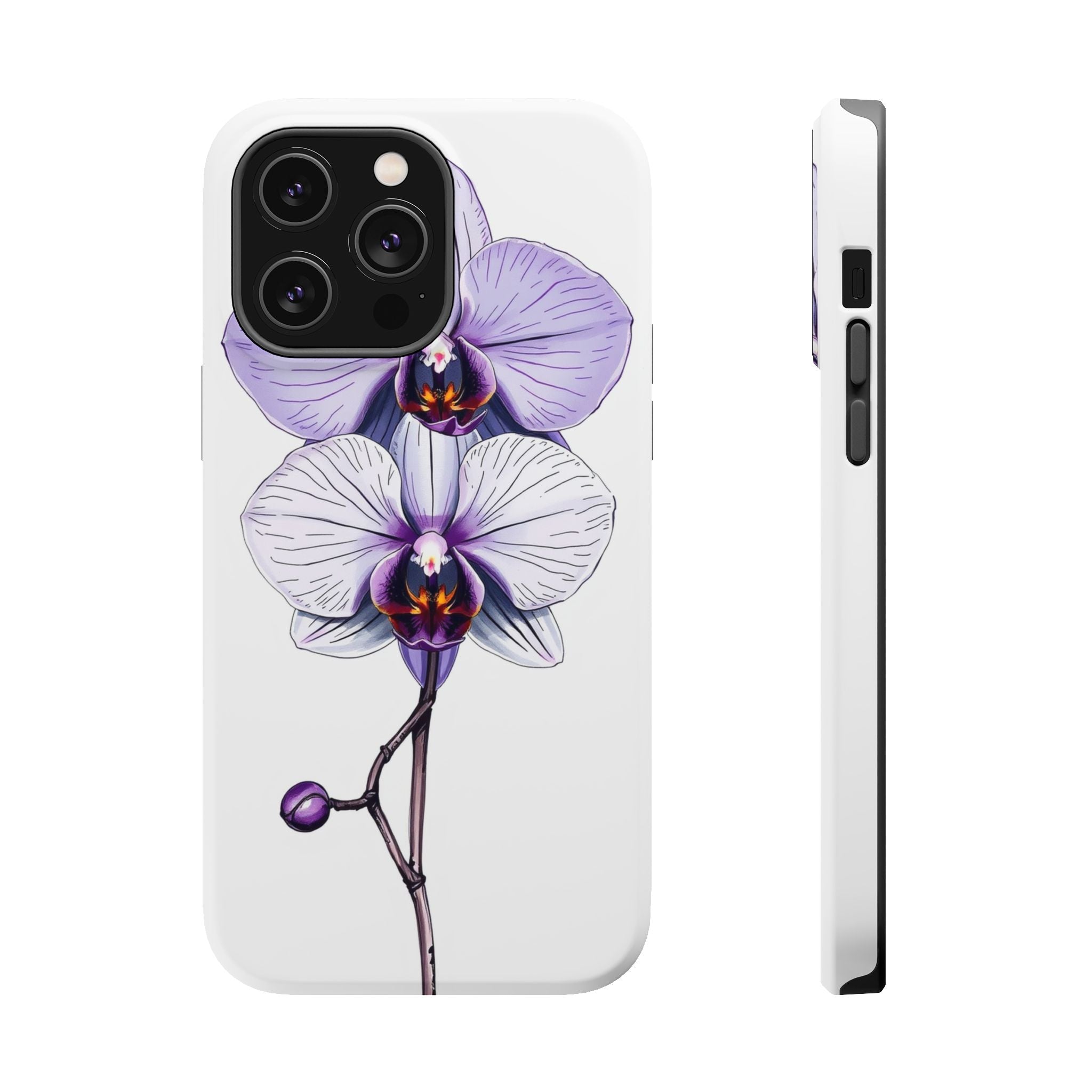 iPhone Orchid Study Hand-Drawn Sketch Slim Everyday Designer Case · iPhone Case