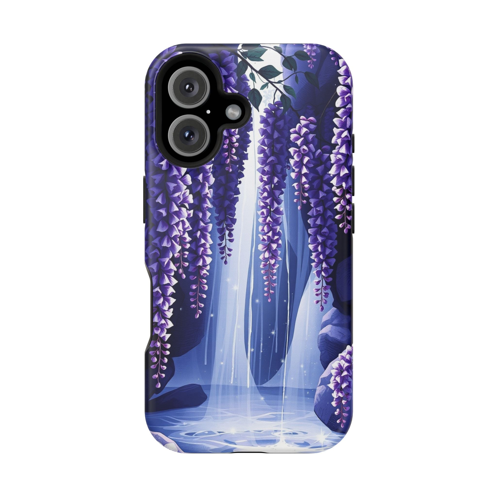 iPhone Wisteria Cascade Serene Design Slim Snap Case Ga · iPhone Case