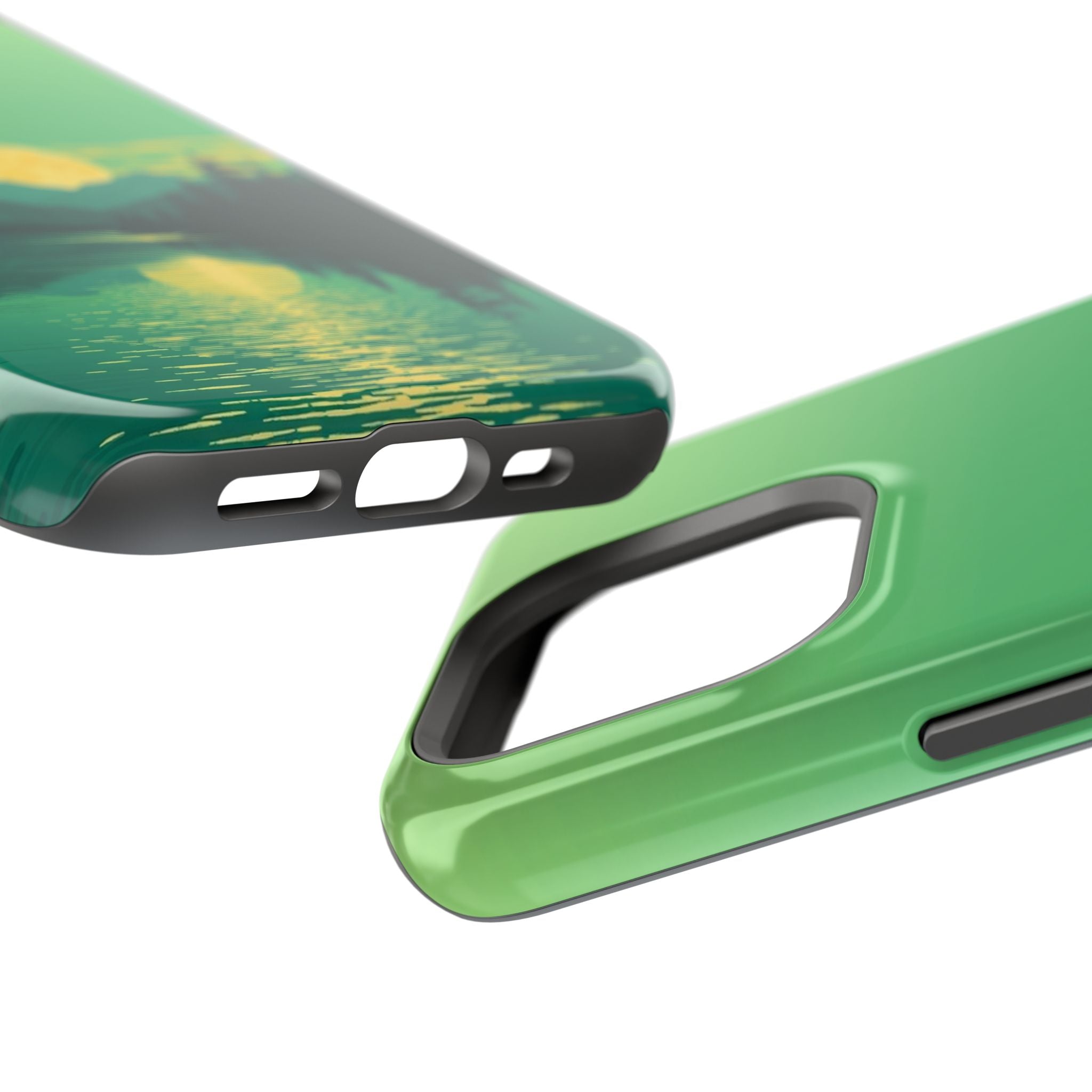 iPhone Lake at Twilight Risograph Print Slim Everyday iPhone Designer · iPhone C