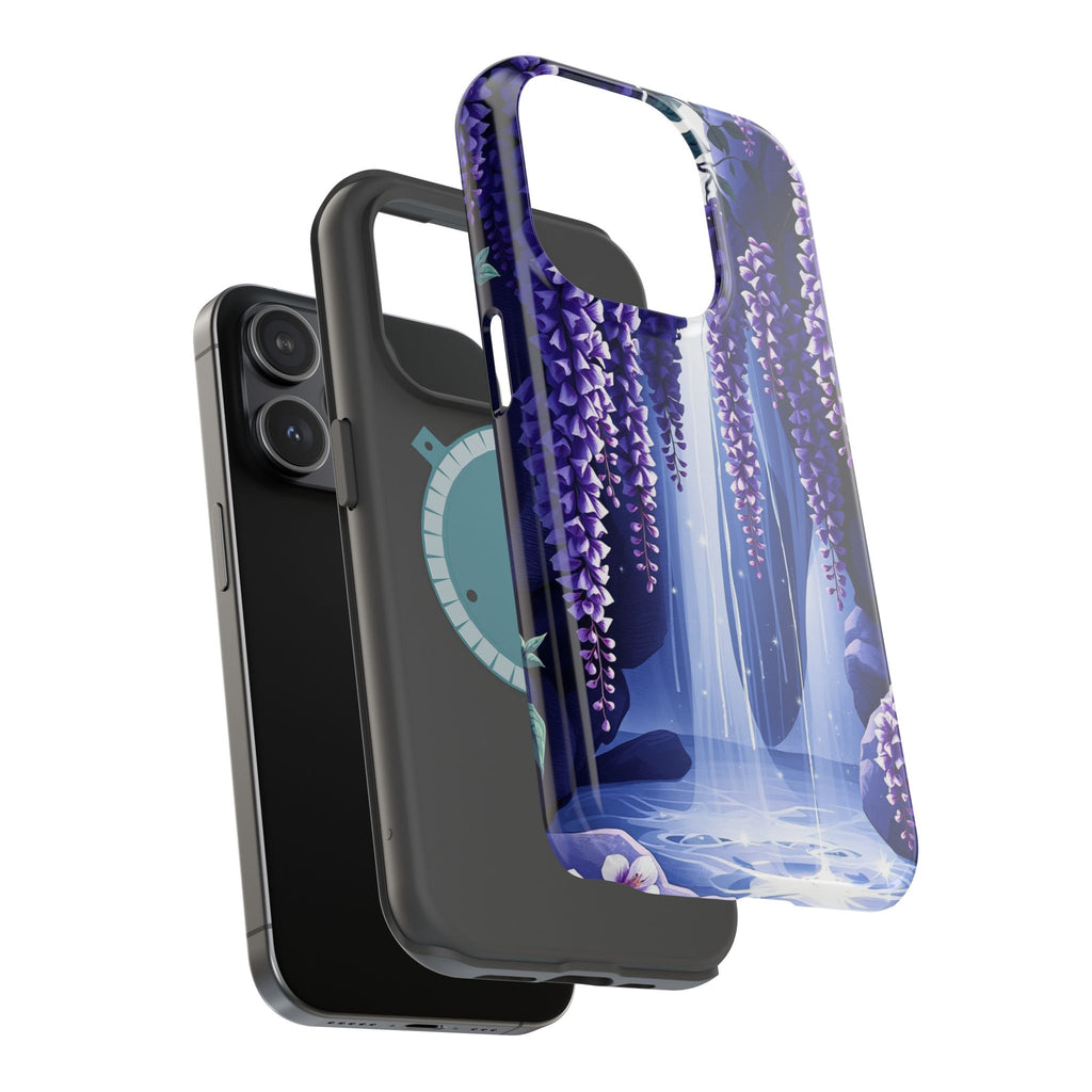 iPhone Wisteria Cascade Serene Design Slim Snap Case Ga · iPhone Case