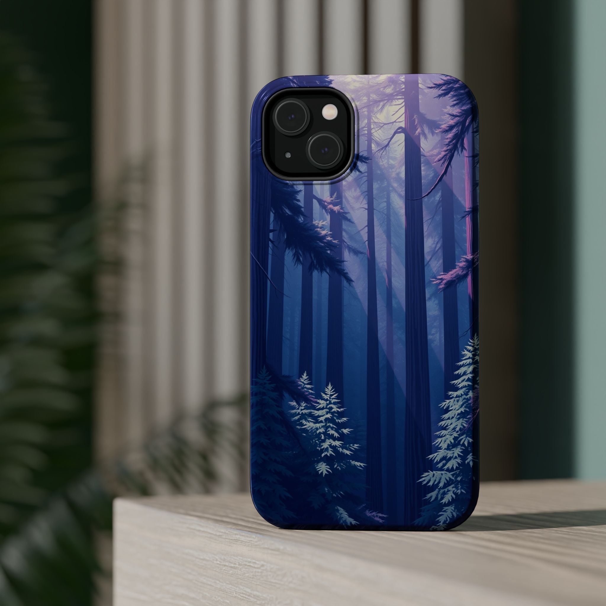 iPhone Indigo And Violet Redwood Forest Slim Everyday iPhone Designer · iPhone C