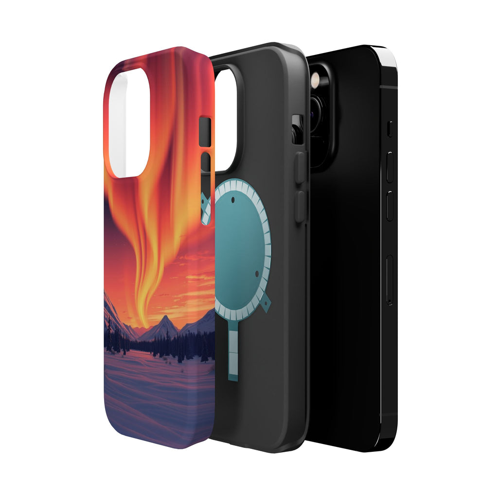 iPhone Sunset Amber And Peach Northern Lights Slim iPhone Everyday · iPhone Case