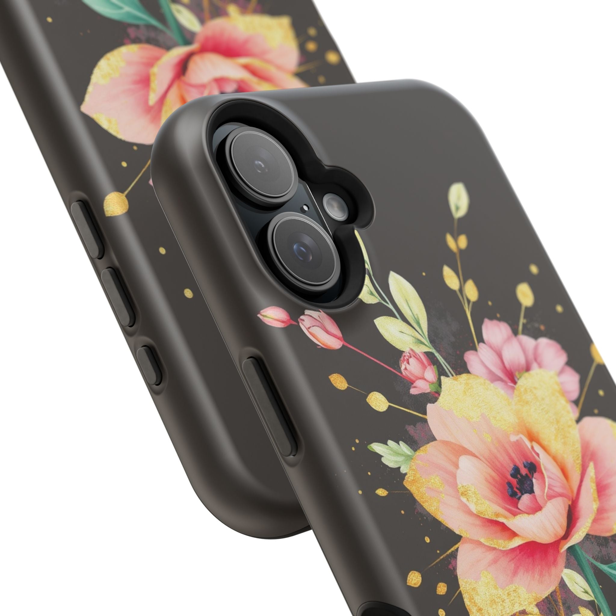 iPhone Earthy Floral Watercolor Splash Design Clean iPhone 14 Minimal · iPhone C