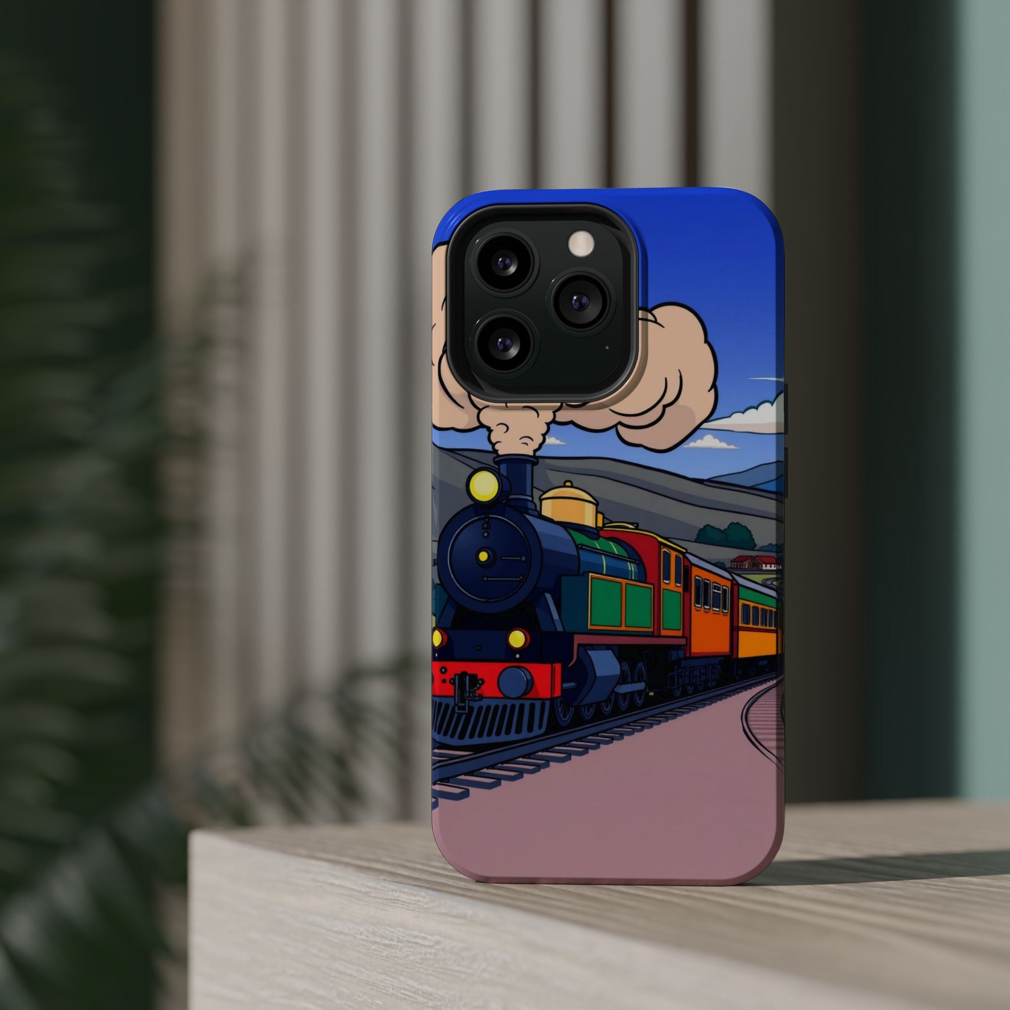 iPhone Steam Locomotive Puff Kids Fun iPhone Phone Case Gift Slim · iPhone Case