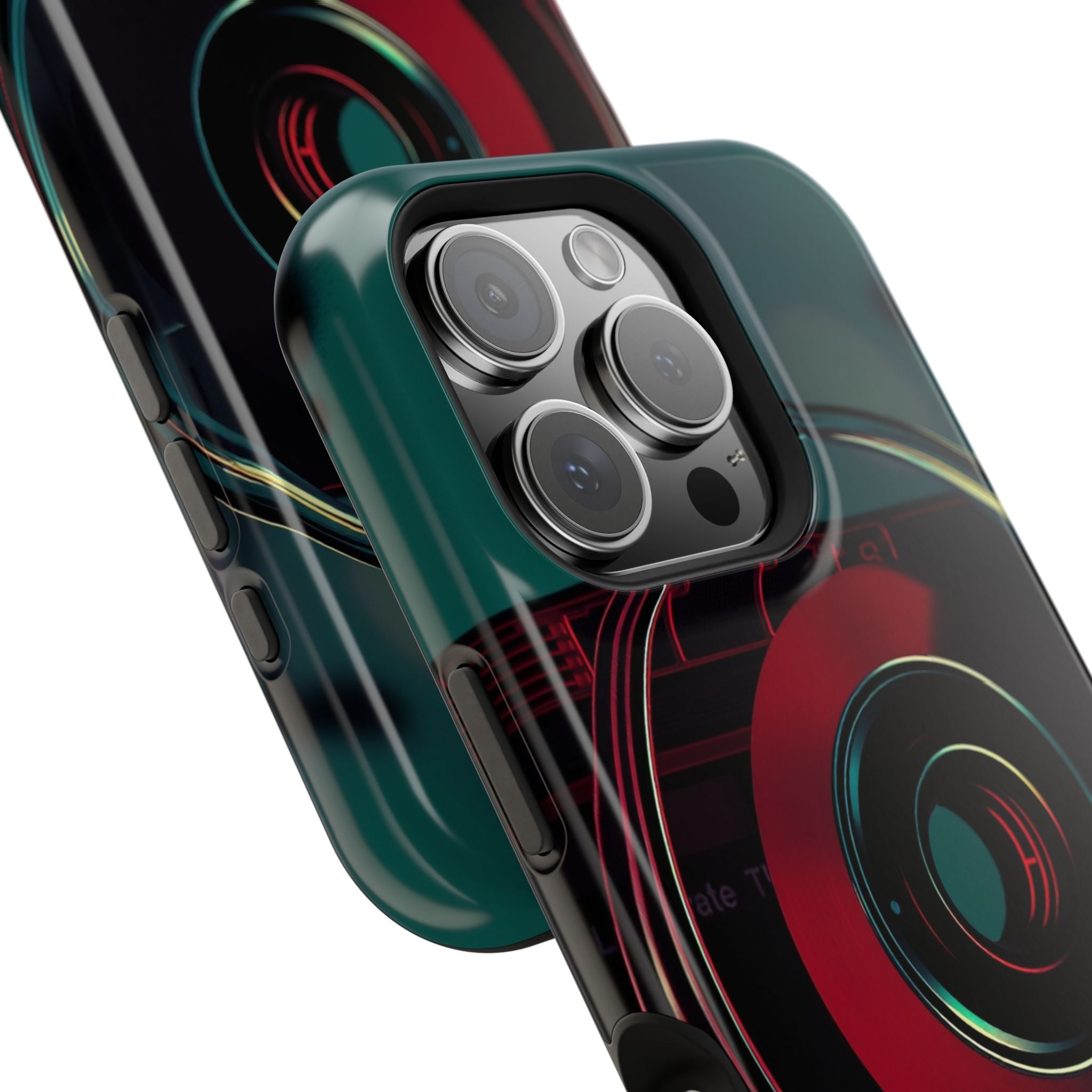 iPhone Vibrant Cassette Tape Rewind Design Slim Everyday Designer Case · iPhone