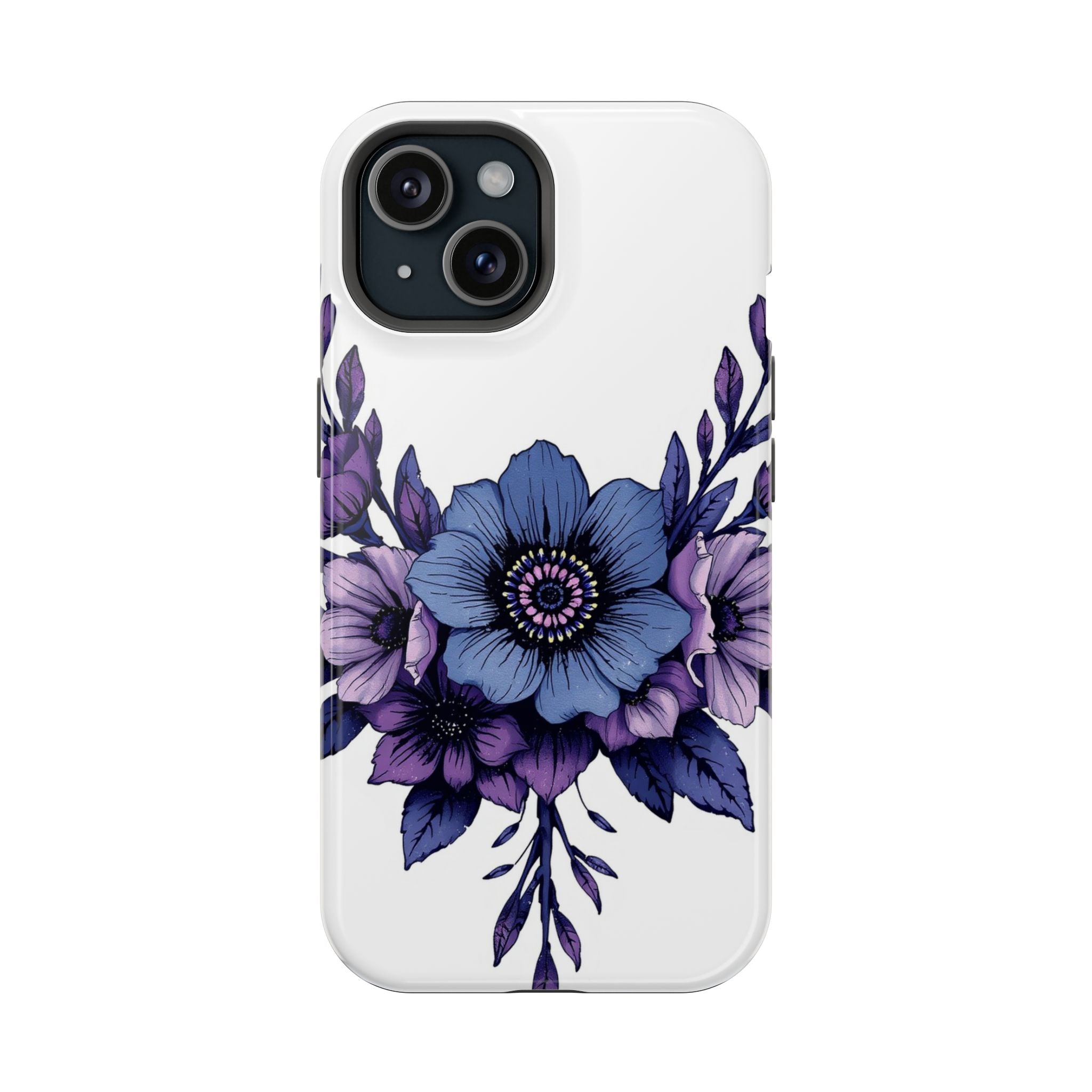 iPhone Floral Crown Grunge Distressed Slim Everyday Designer Case · iPhone Case