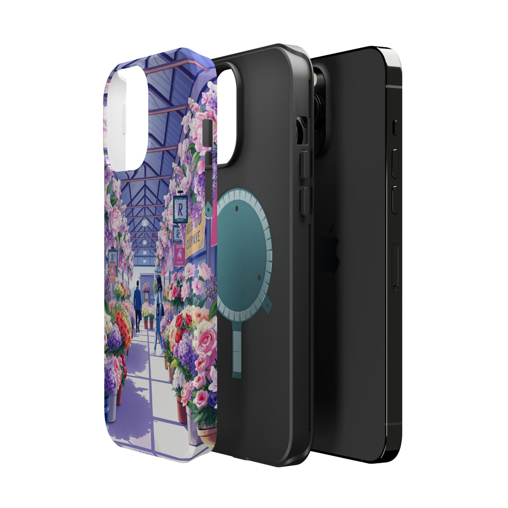 iPhone Flower Market Cinematic Art Clean Minimal Snap Cas Slim Snap Case · iPhon