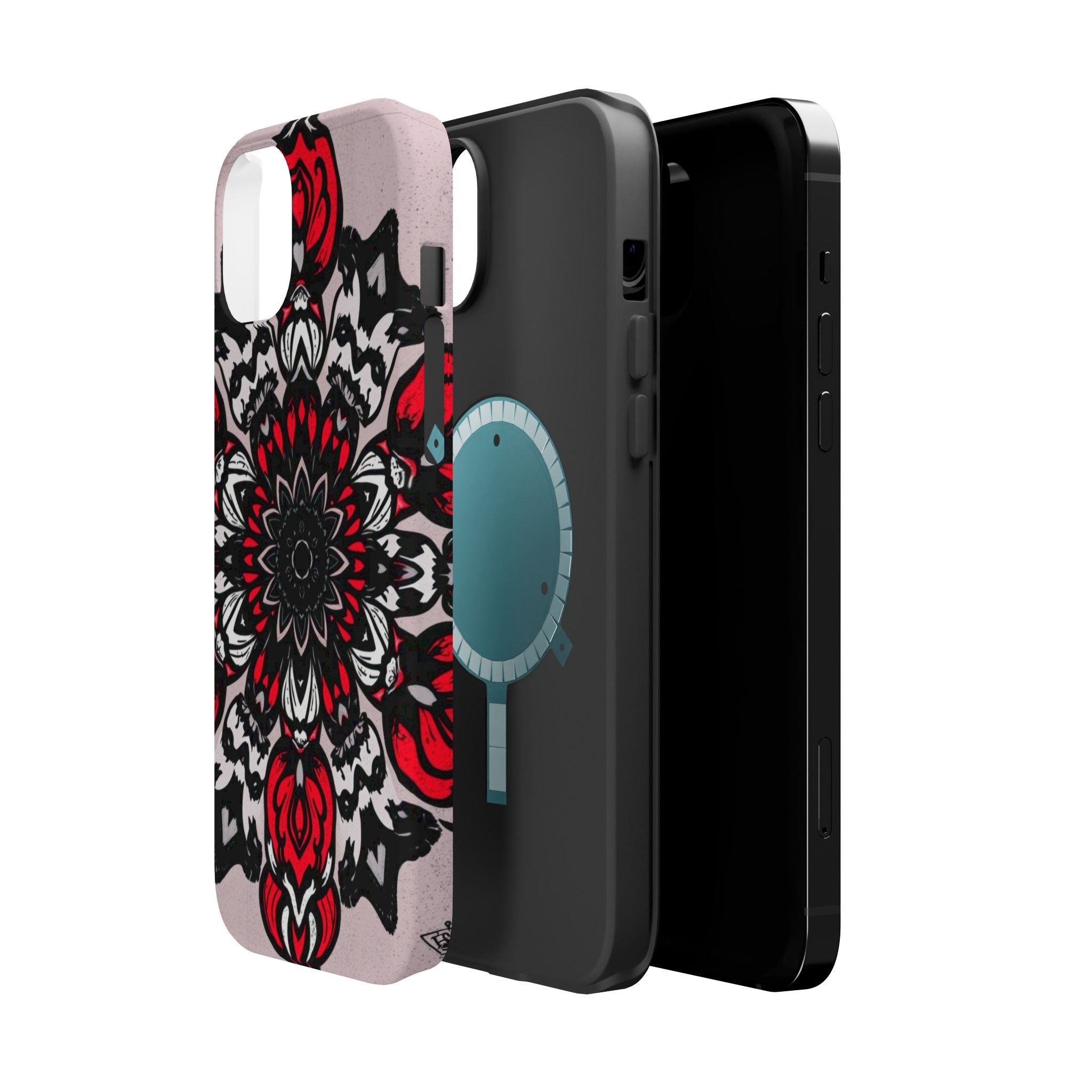 iPhone Floral Mandala Bold Art Slim Everyday Designer Case · iPhone Case