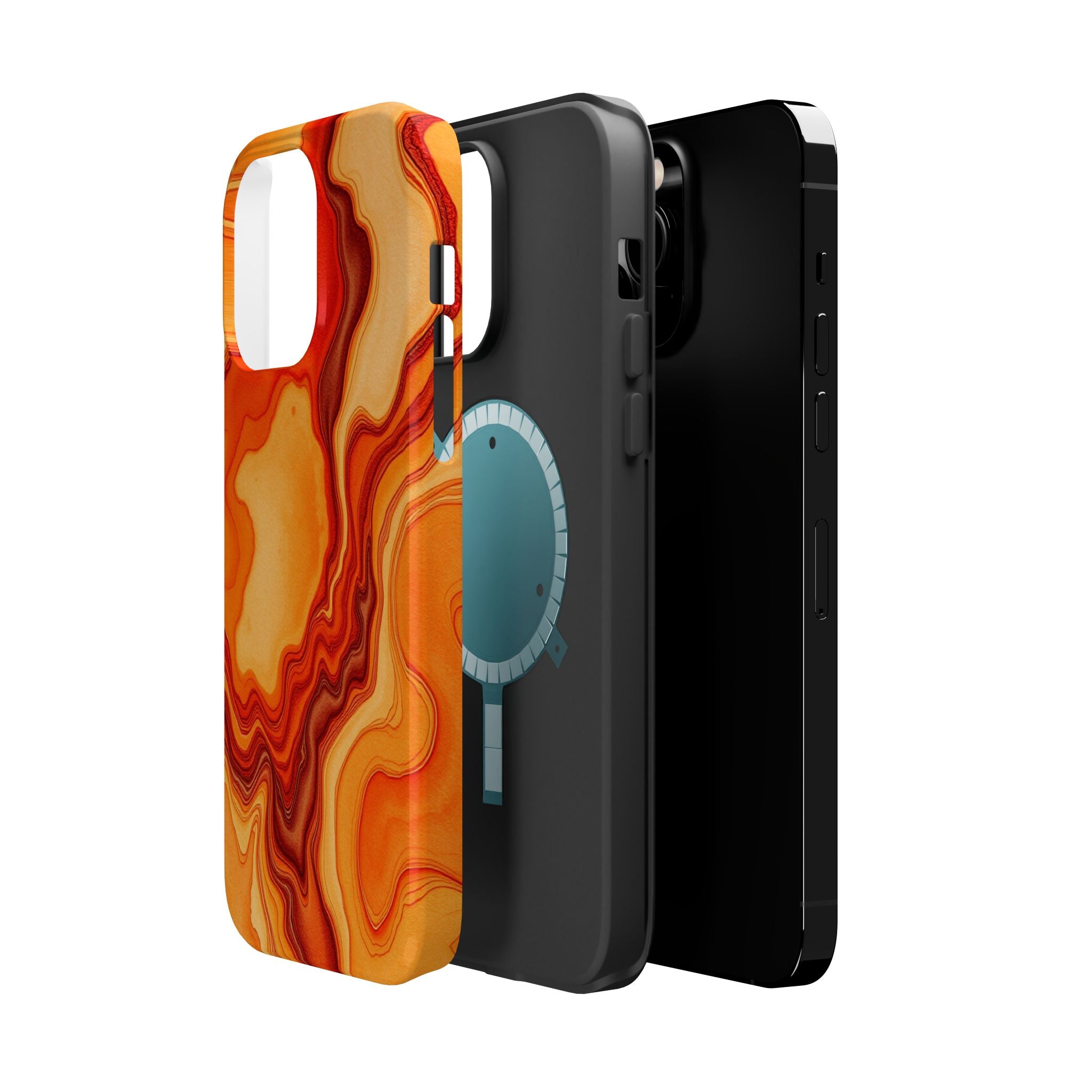 iPhone Fluid Art Vibrant Watercolor Slim Everyday Designer Case · iPhone Case