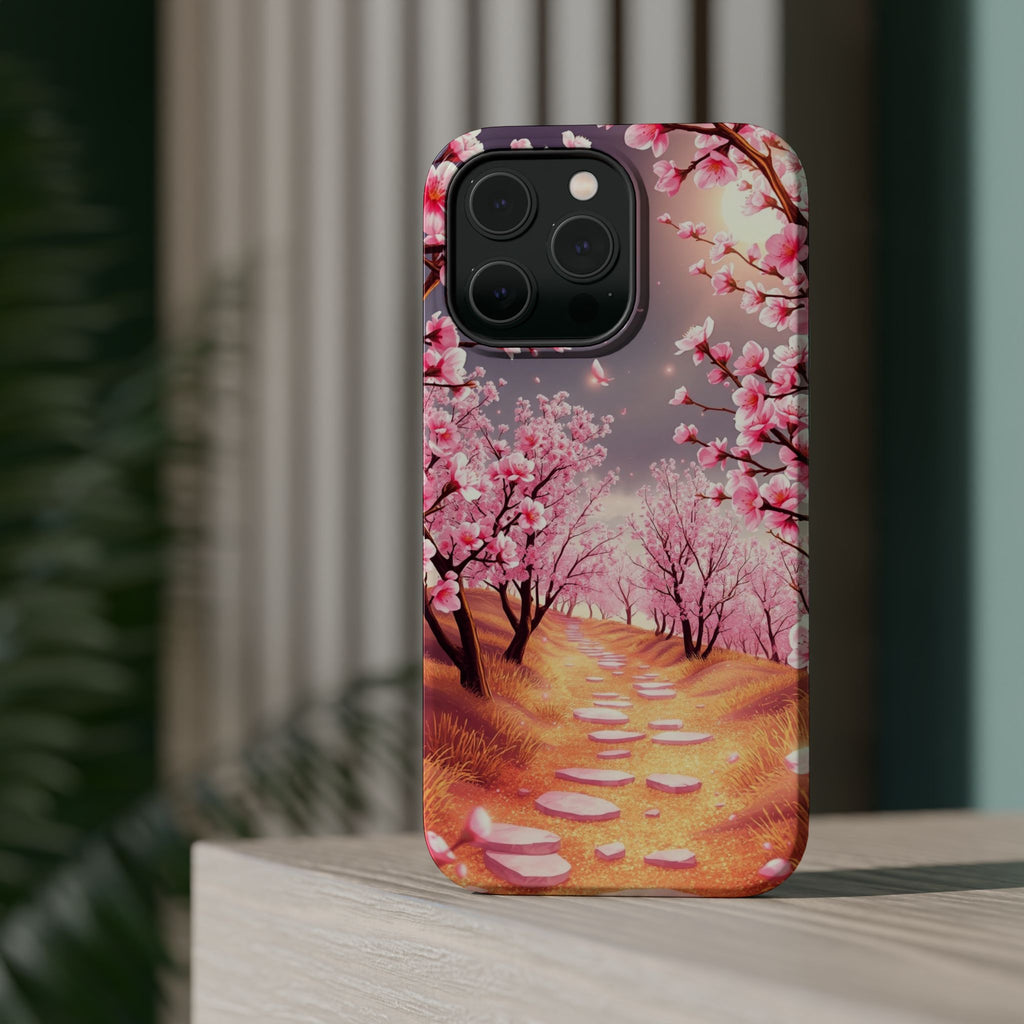 iPhone Dreamy Blossom Trail Design 14 Slim Everyday Designer Case · iPhone Case