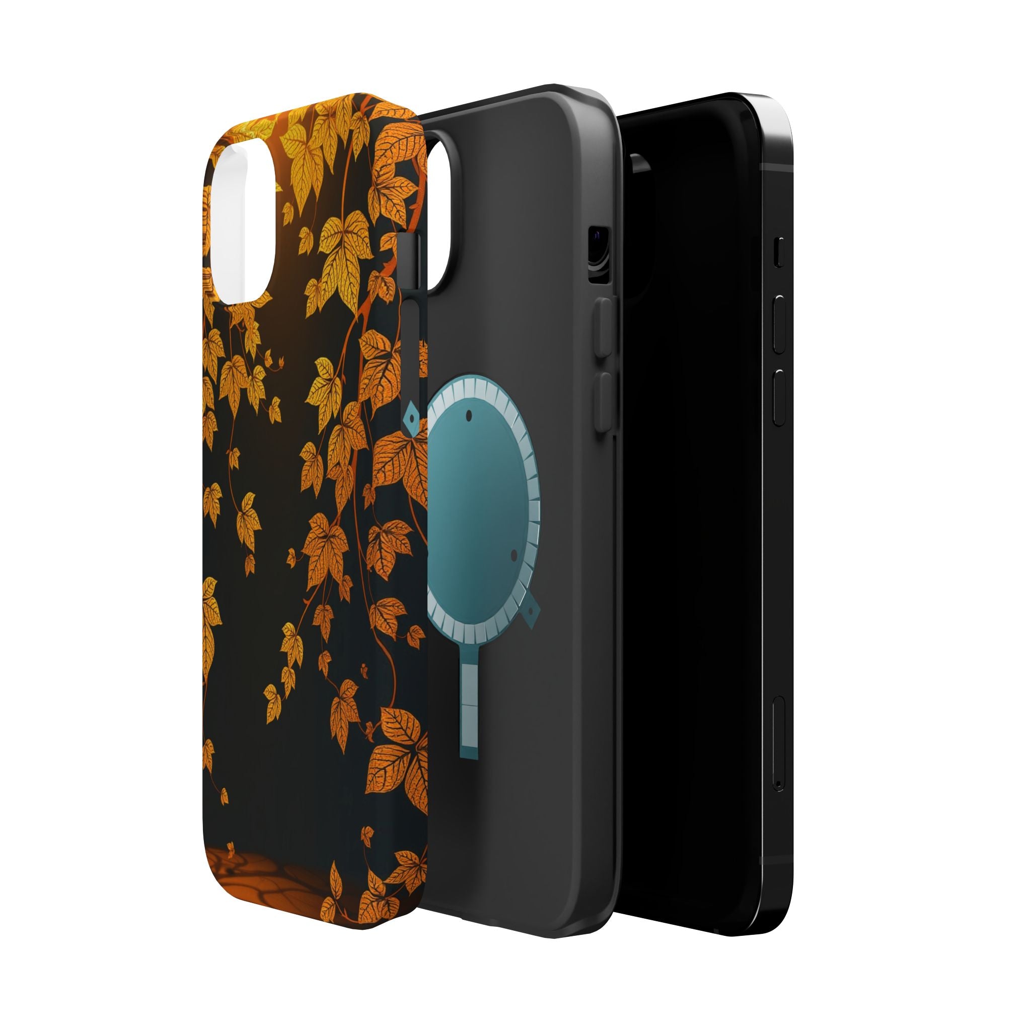 iPhone Mustard And Rust Art Nouveau Vine Slim Everyday iPhone 14 · iPhone Case
