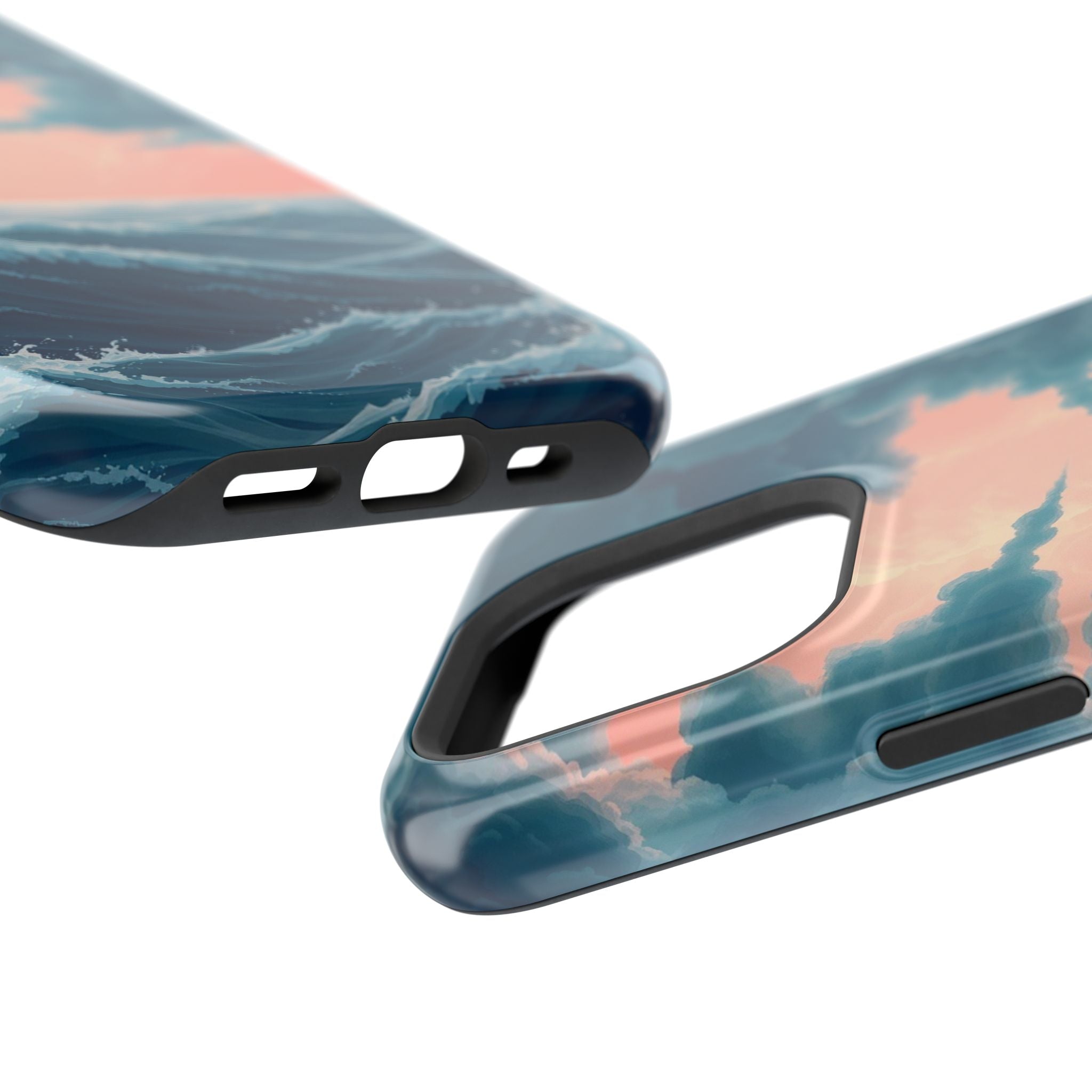 iPhone Storm at Sea 3D Digital Slim Everyday Designer Case · iPhone Case