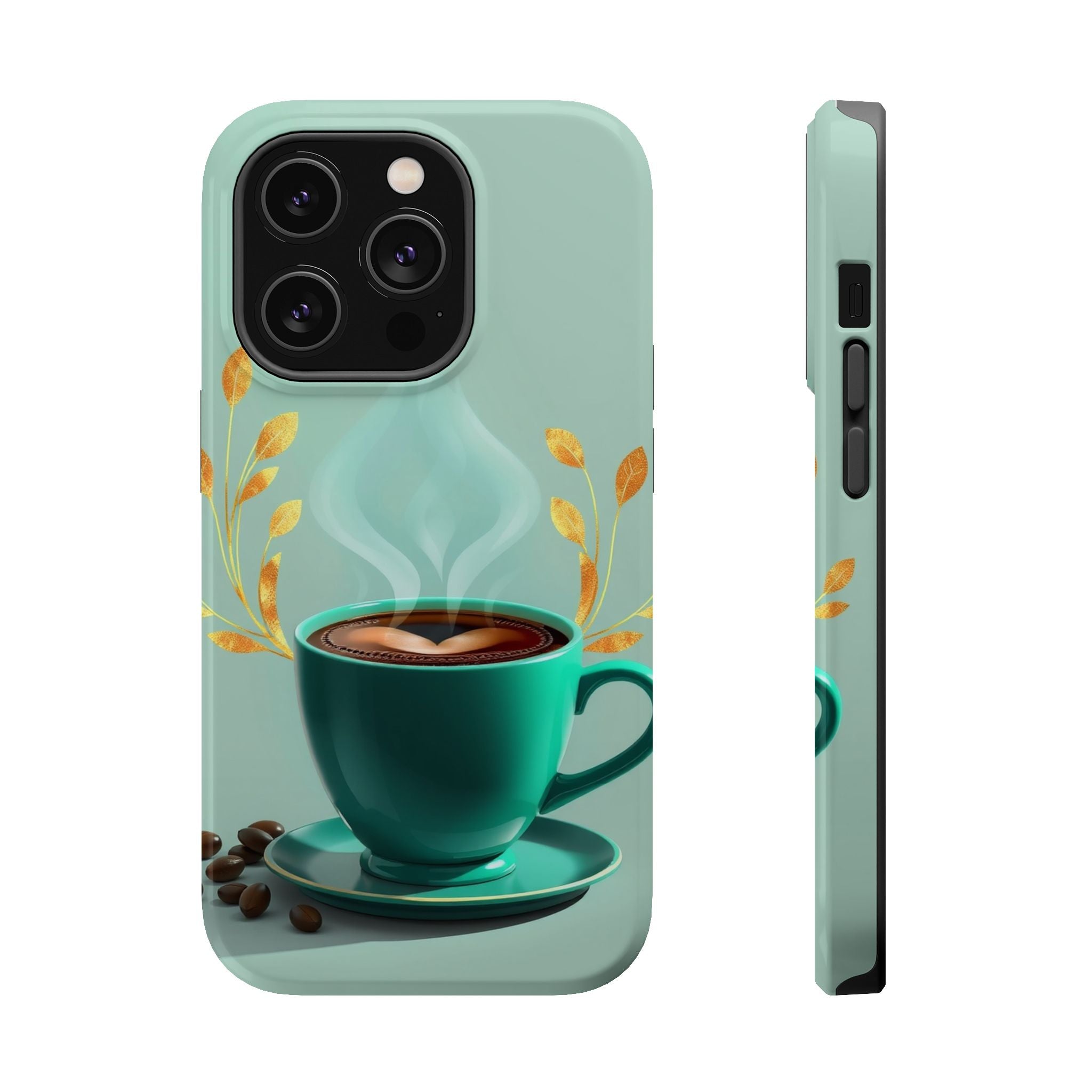 iPhone Radiant Emotional Support Coffee Design Soft Finish Everyday Case · iPhon