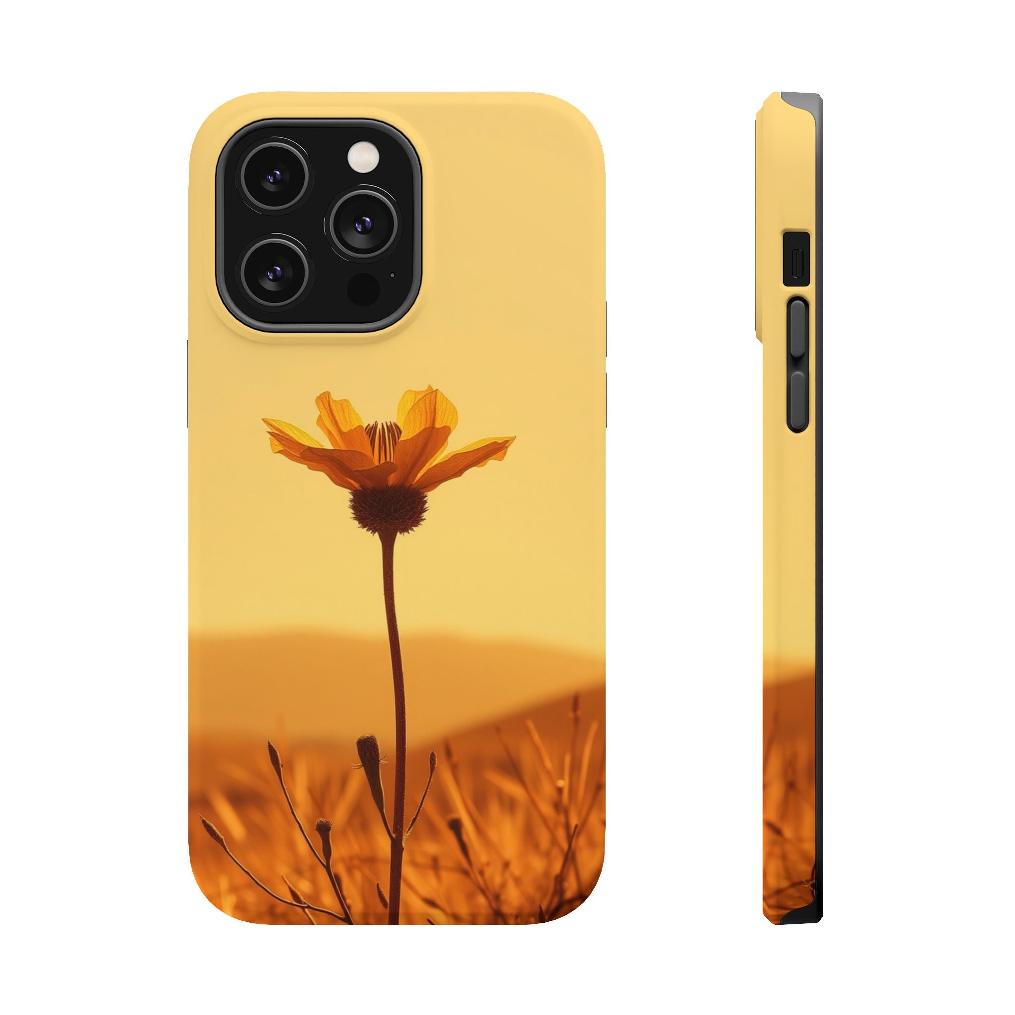 iPhone Desert Flower Cinematic Art Bold Modern Everyday Snap Case · iPhone Case