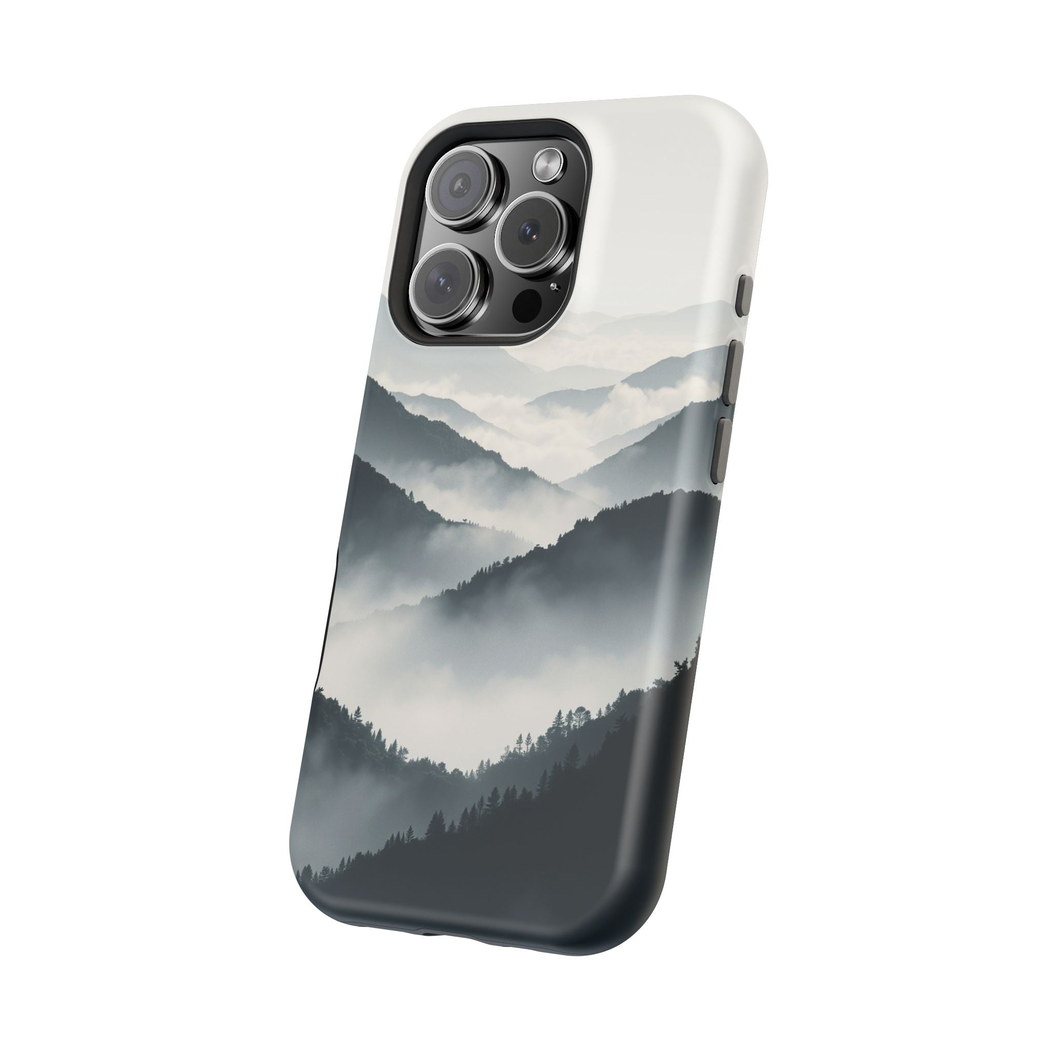 iPhone Dreamy Fog Rolling Over Hills Design Slim iPhone Everyday · iPhone Case