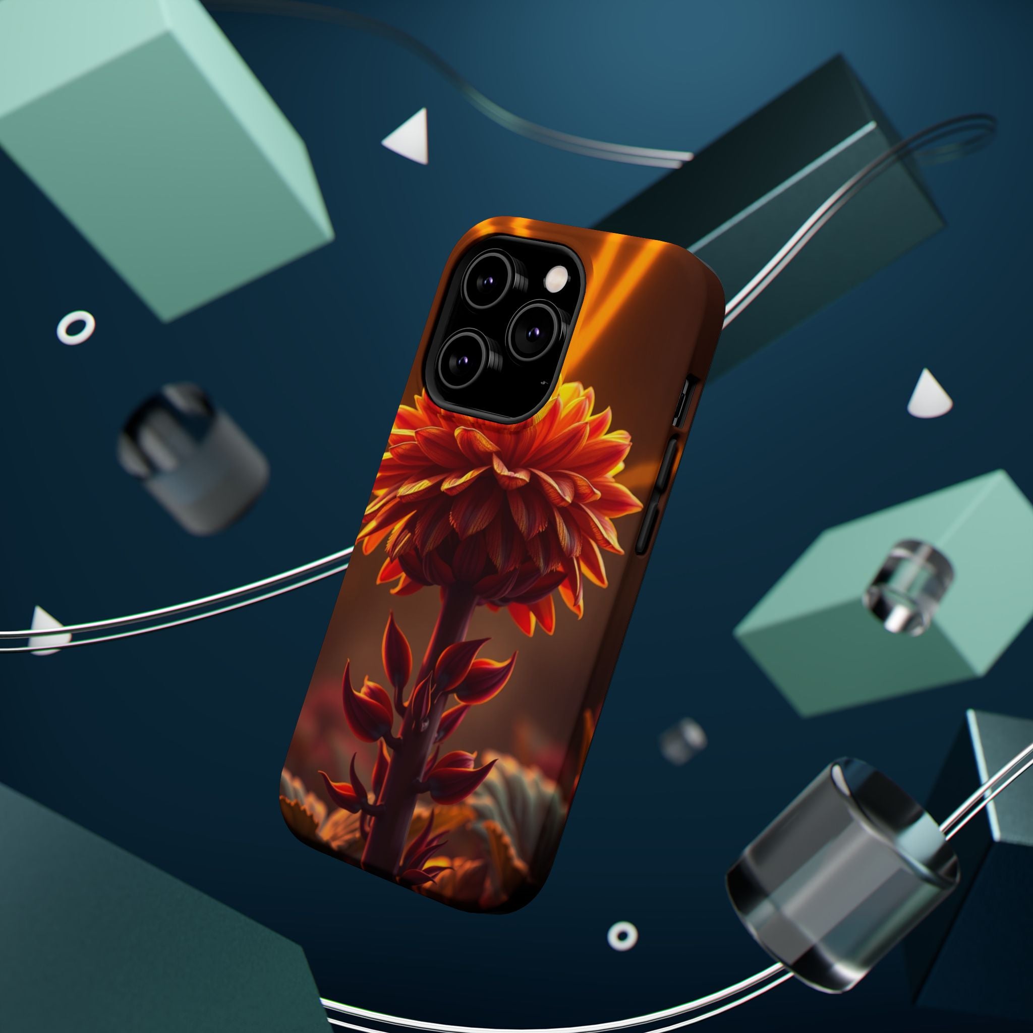 iPhone Mustard And Rust Ranunculus Stack Slim Everyday iPhone Designer · iPhone