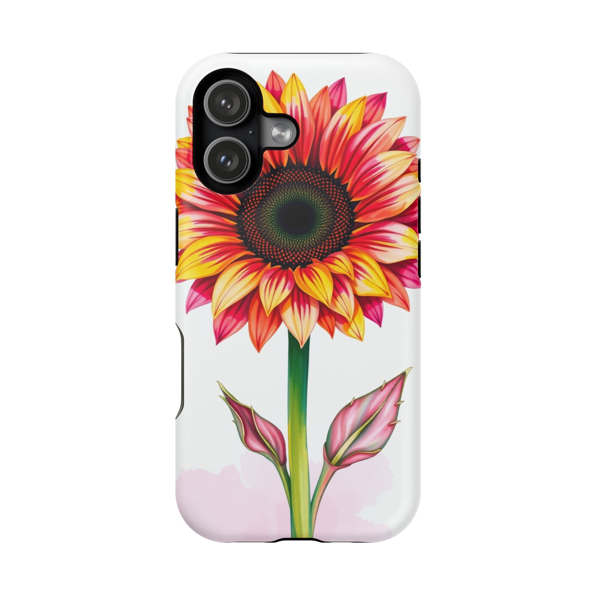iPhone Sunflower Pop Vibrant Watercolor Slim Snap Case · iPhone Case
