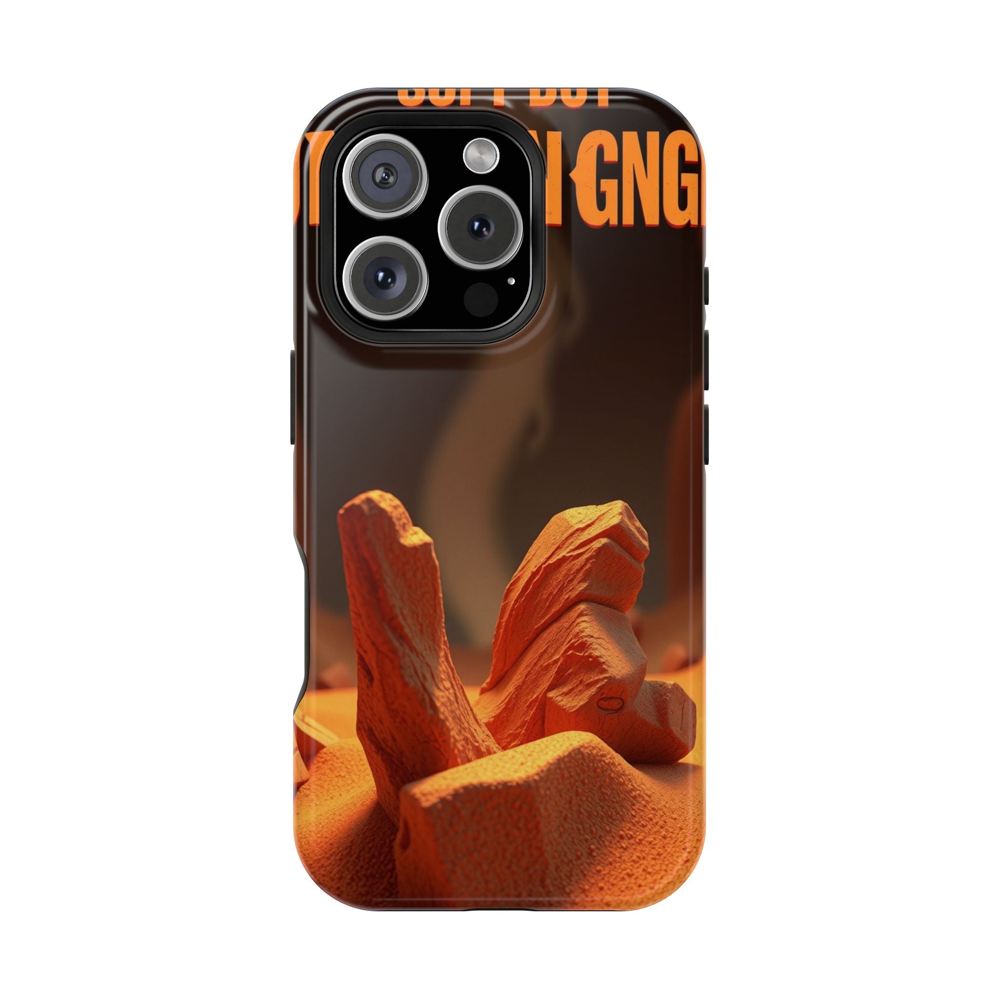 iPhone Earthy Soft but Unhinged Design Slim Everyday Designer Case · iPhone Case