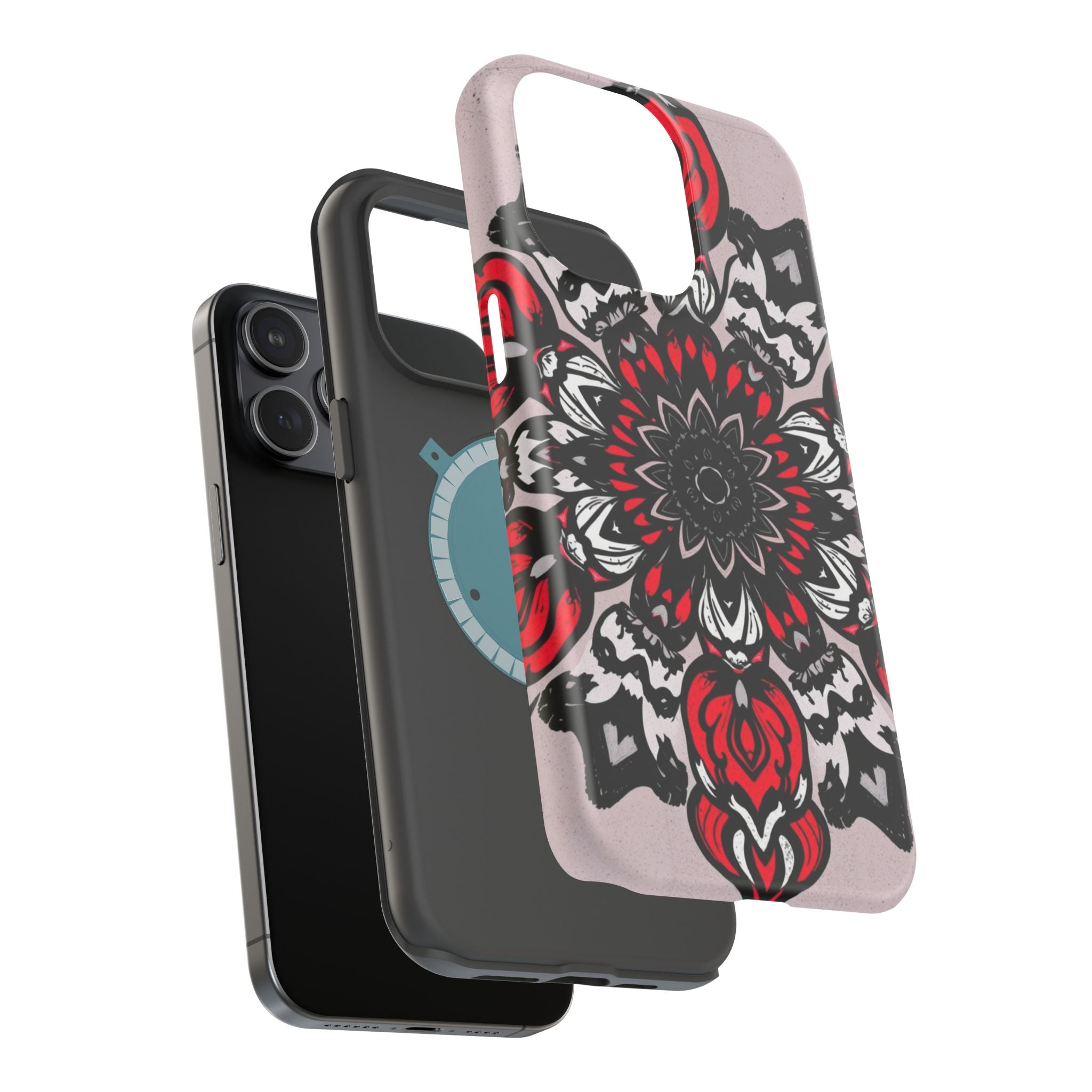 iPhone Floral Mandala Bold Art Slim Everyday Designer Case · iPhone Case