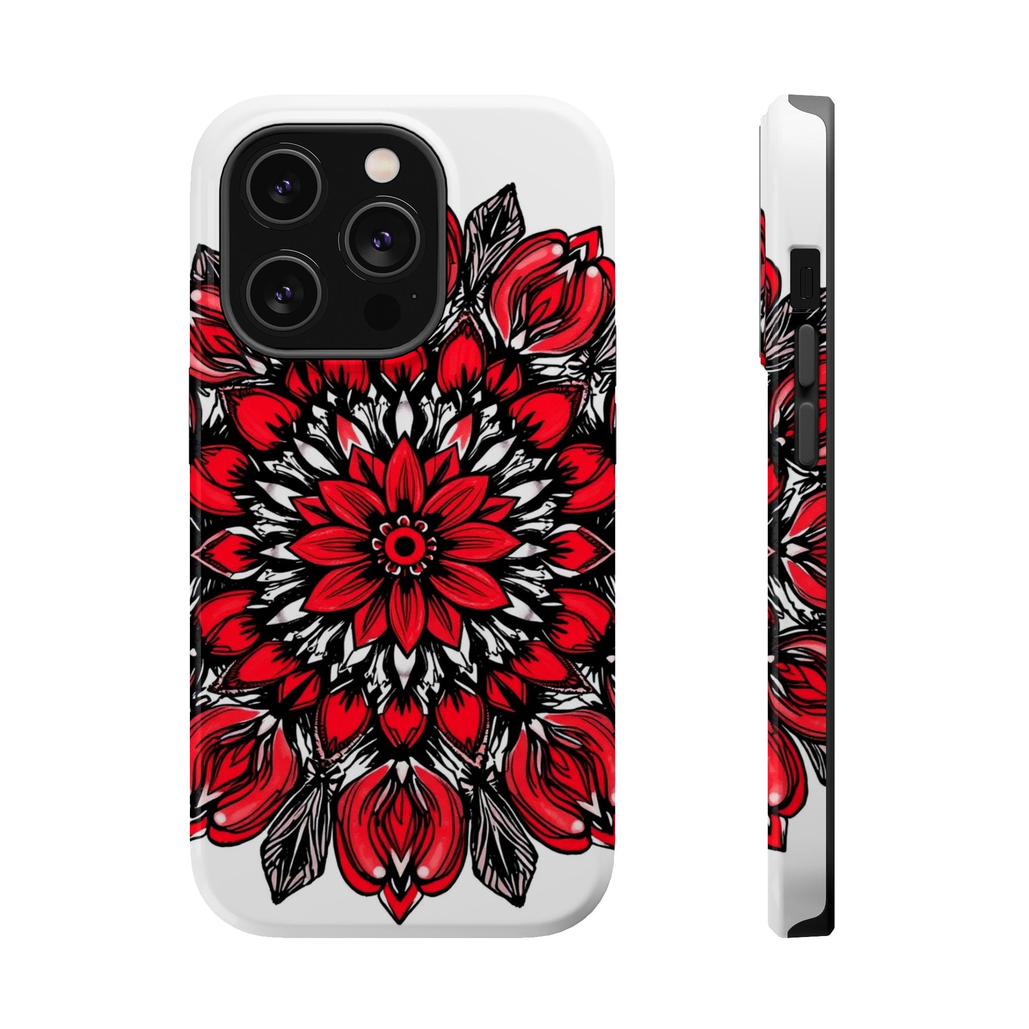 iPhone Floral Mandala Hand-Drawn Sketch Slim Everyday iPhone Designer · iPhone C