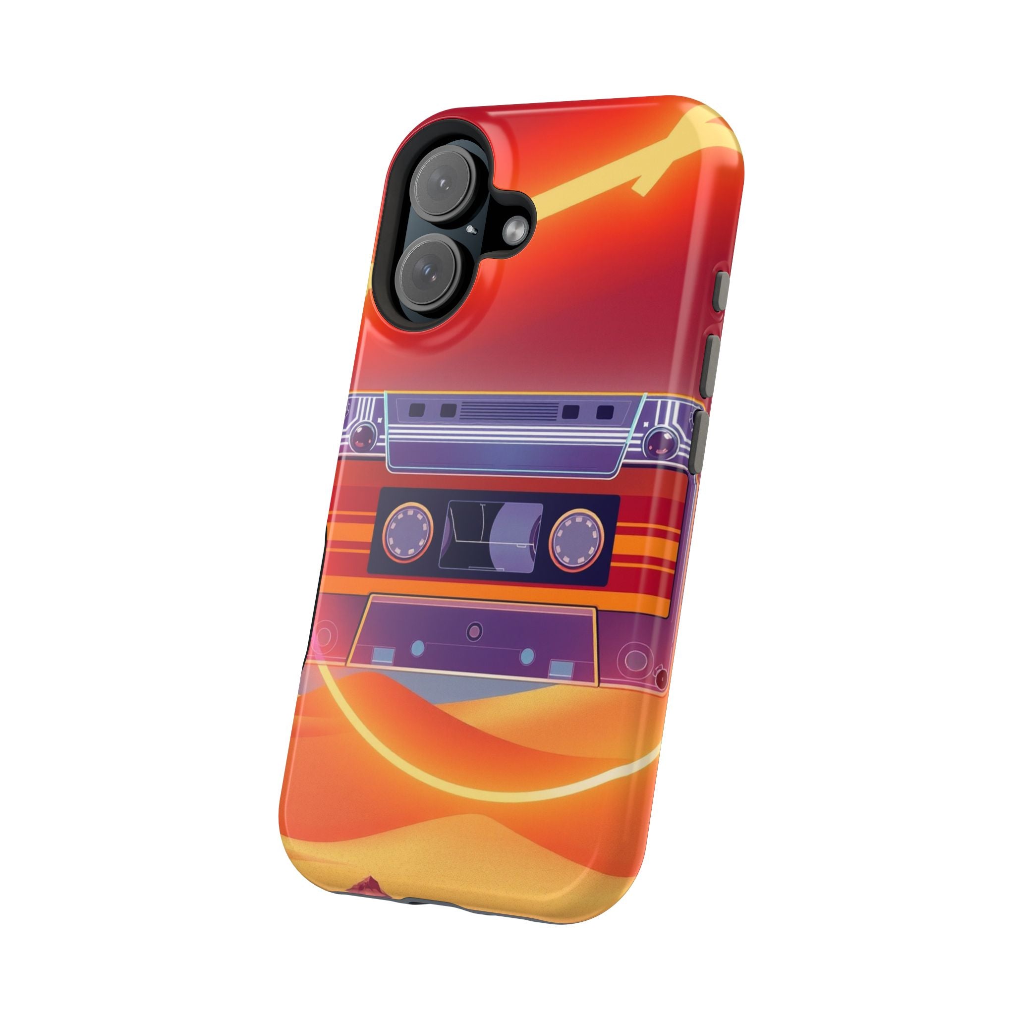 iPhone Cassette Tape Rewind Bold Art Slim Everyday Designer Case · iPhone Case