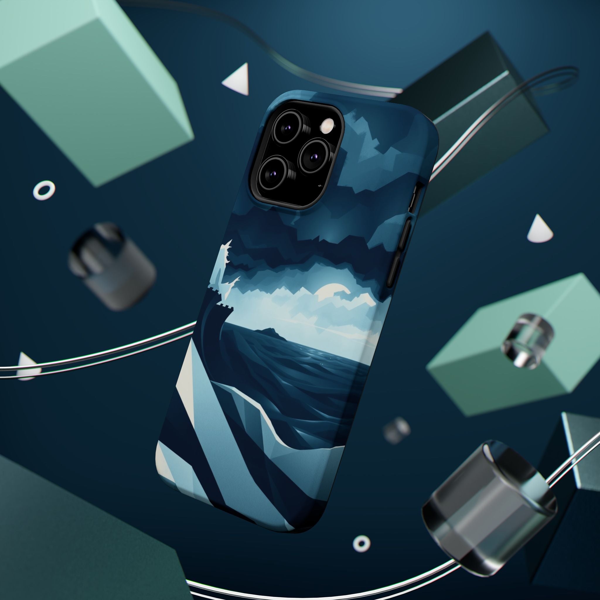 iPhone Dreamy Storm at Sea Design 10 Slim Everyday Designer Case · iPhone Case