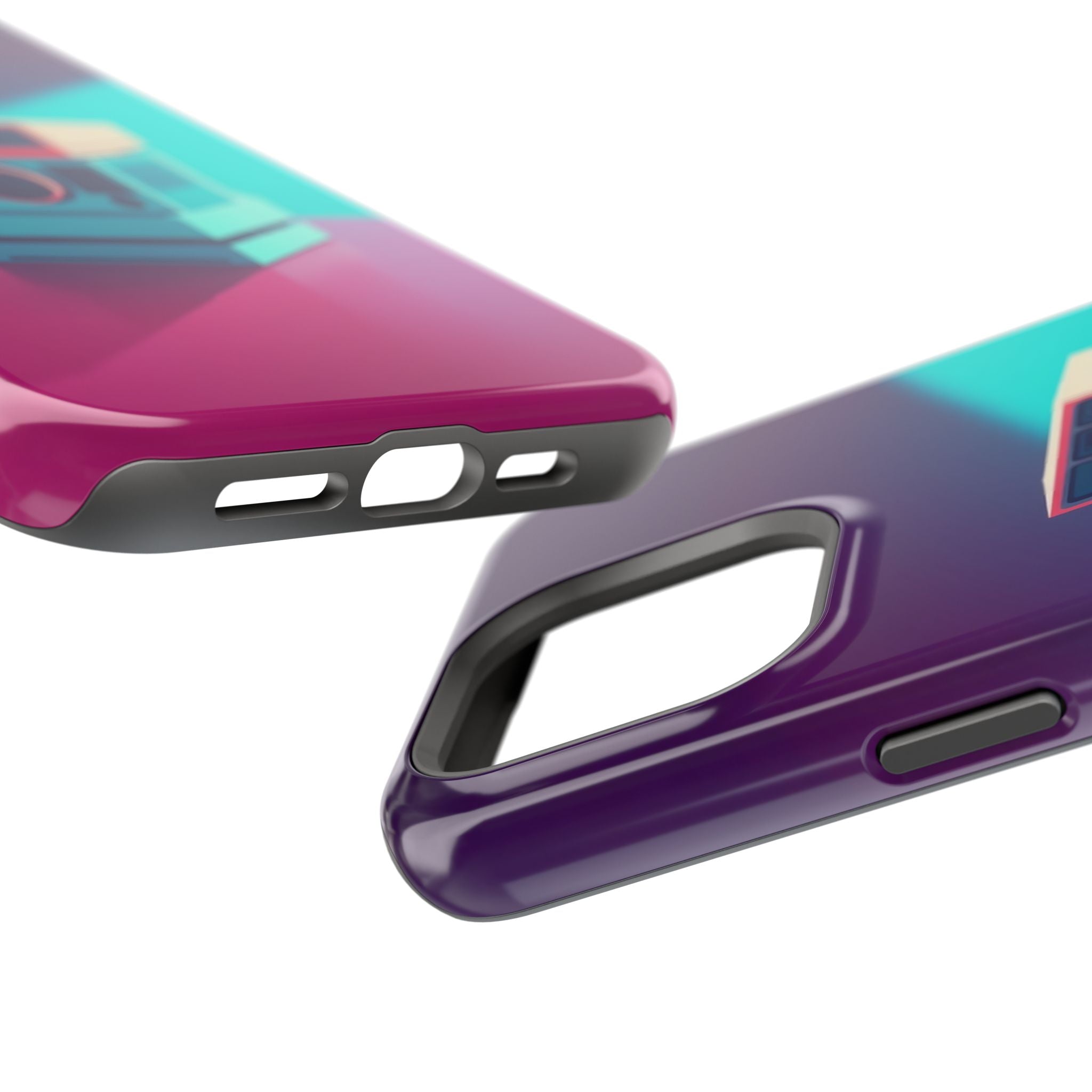 iPhone Polaroid Stack Memory Pop Art Bold Slim Everyday Designer Case · iPhone C