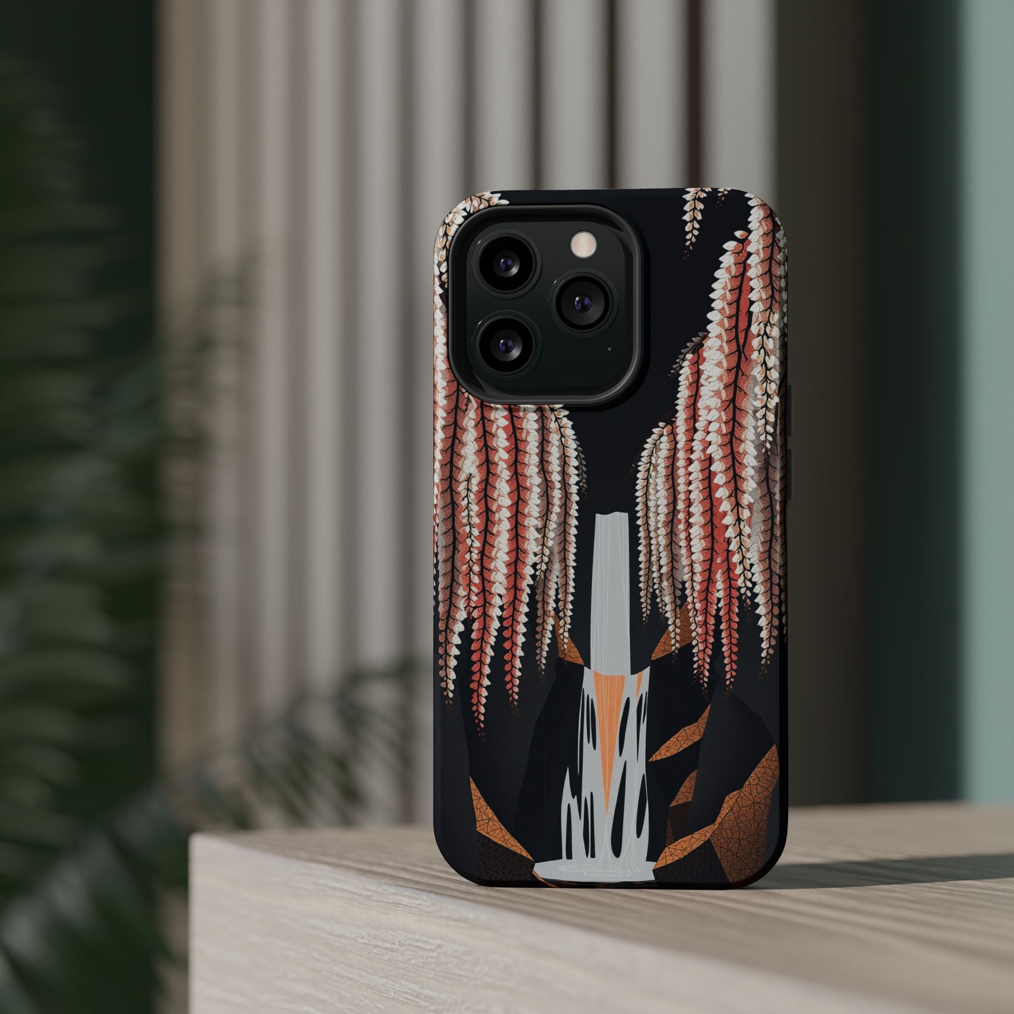 iPhone Earthy Wisteria Cascade Design Slim Everyday iPhone 10 Designer · iPhone