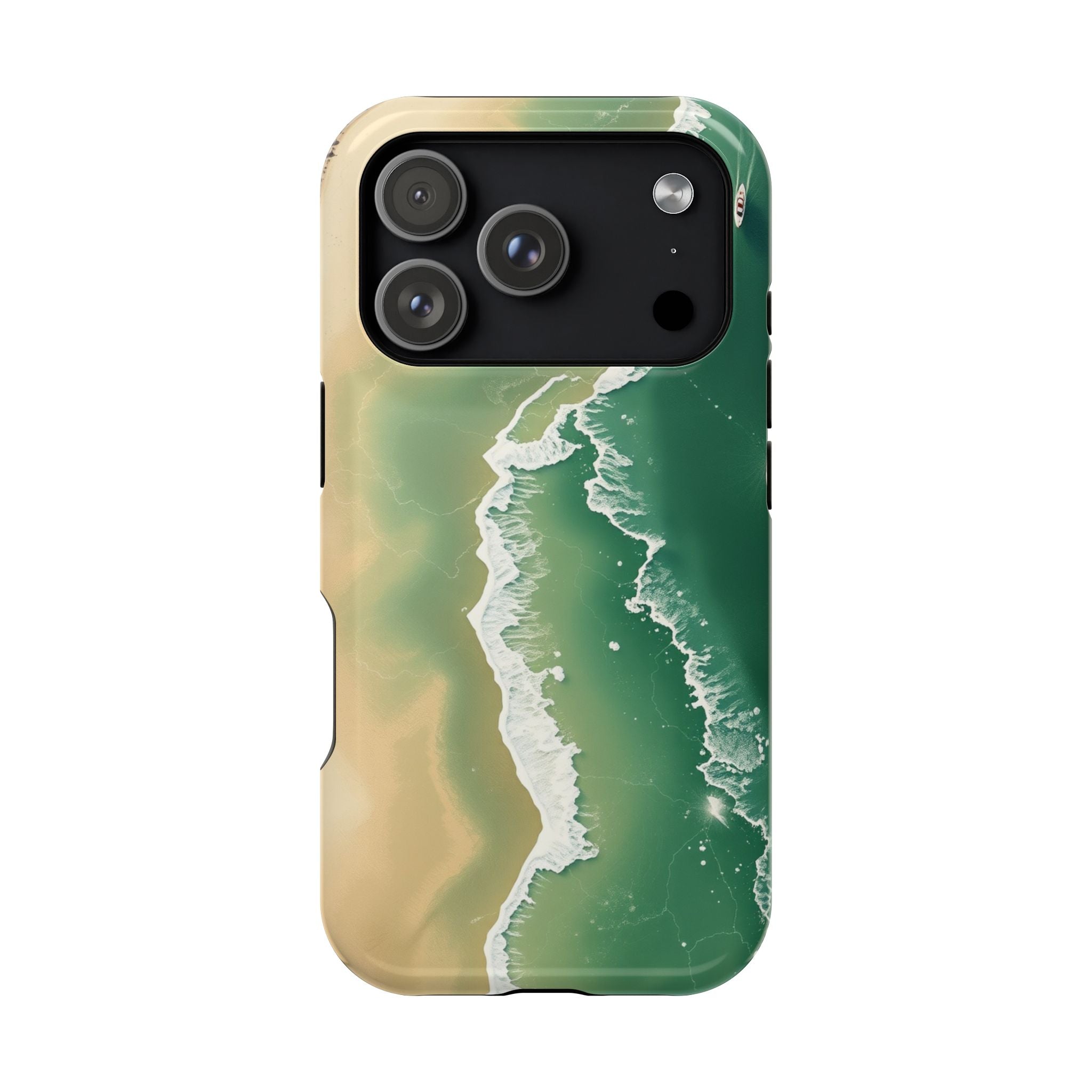 iPhone Shoreline Aerial Bold Art Bold Modern Everyday Snap Case · iPhone Case