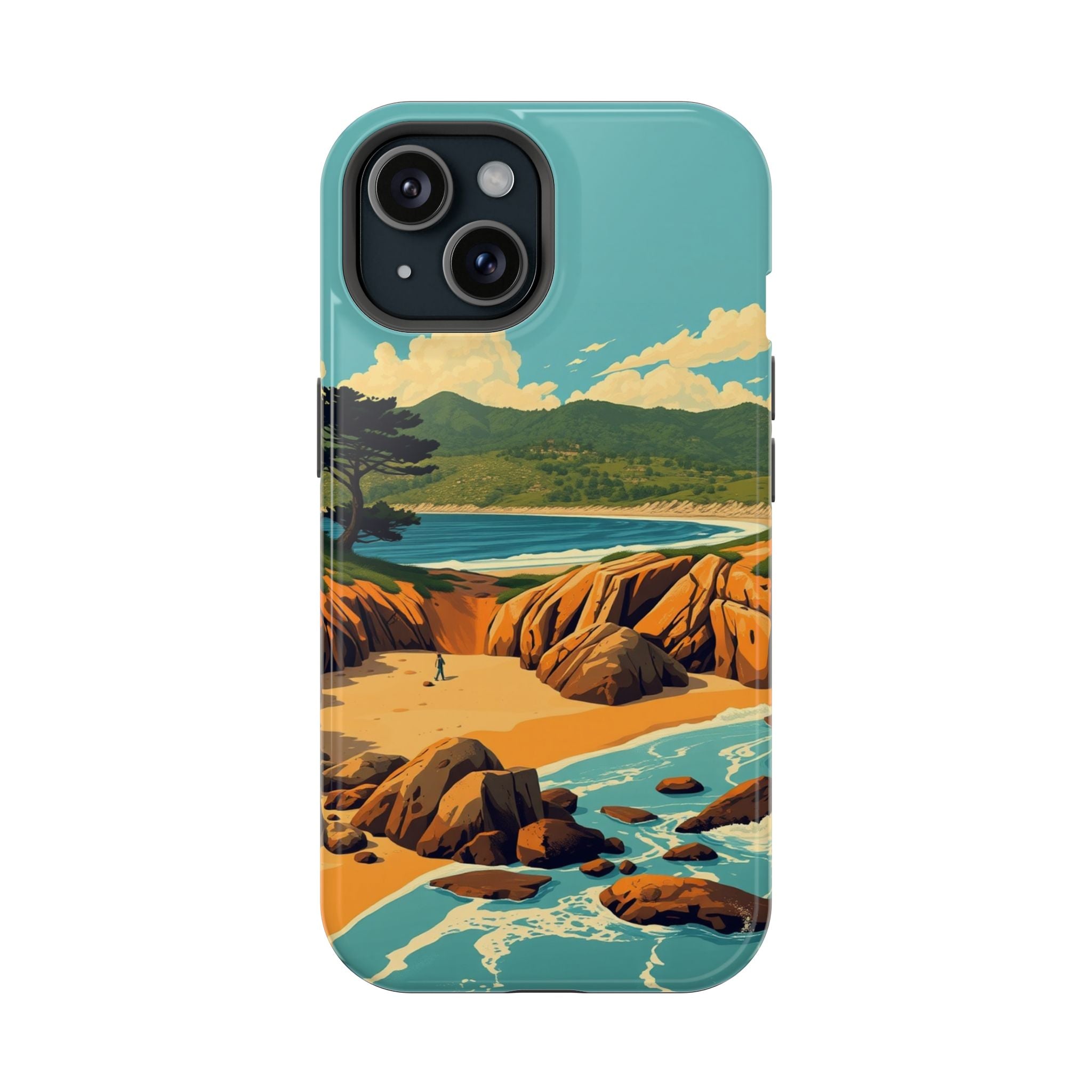 iPhone Pebble Beach Vintage Retro Poster Slim Everyday iPhone Designer · iPhone