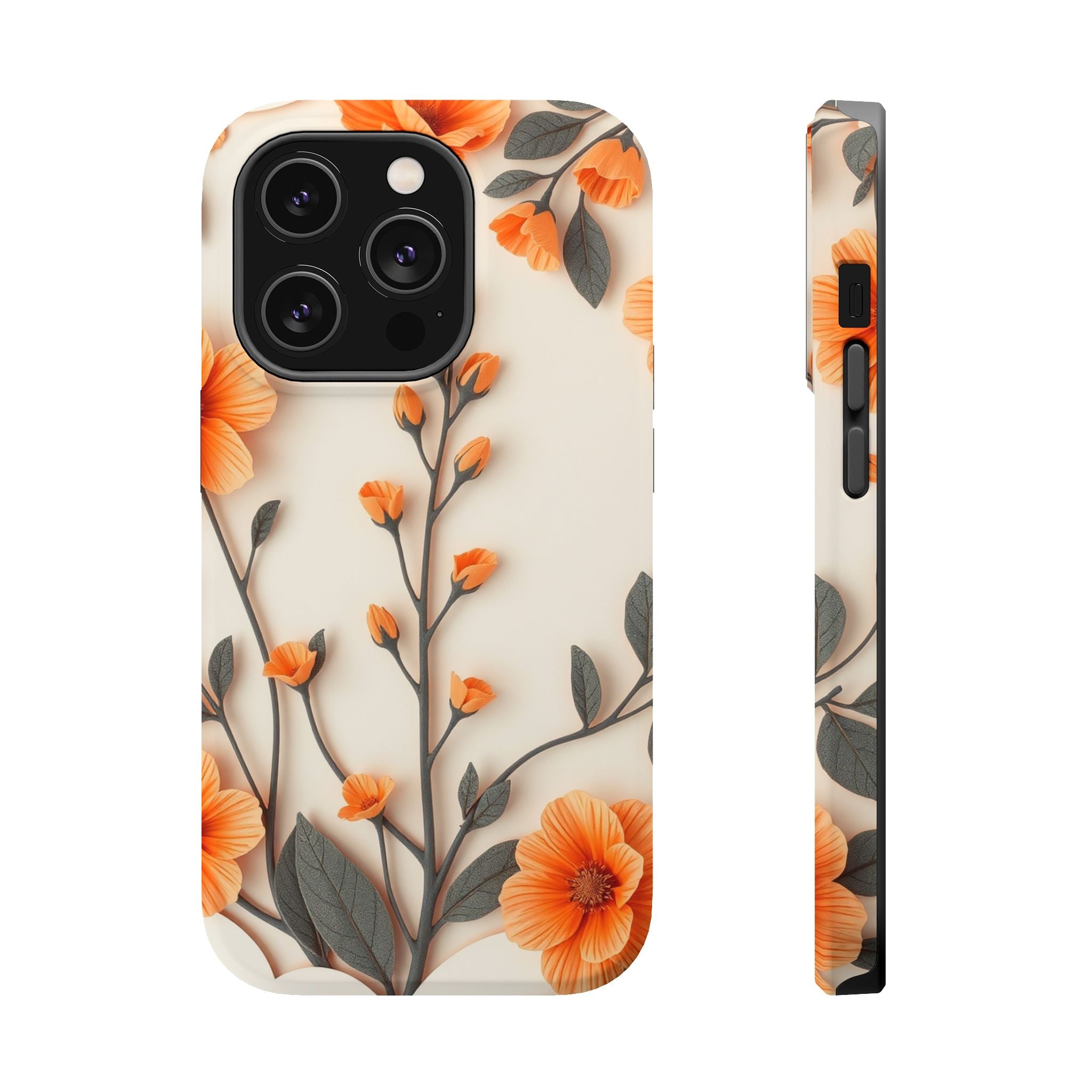 iPhone Vintage Botanical Print Paper Cut Art Slim iPhone Everyday · iPhone Case