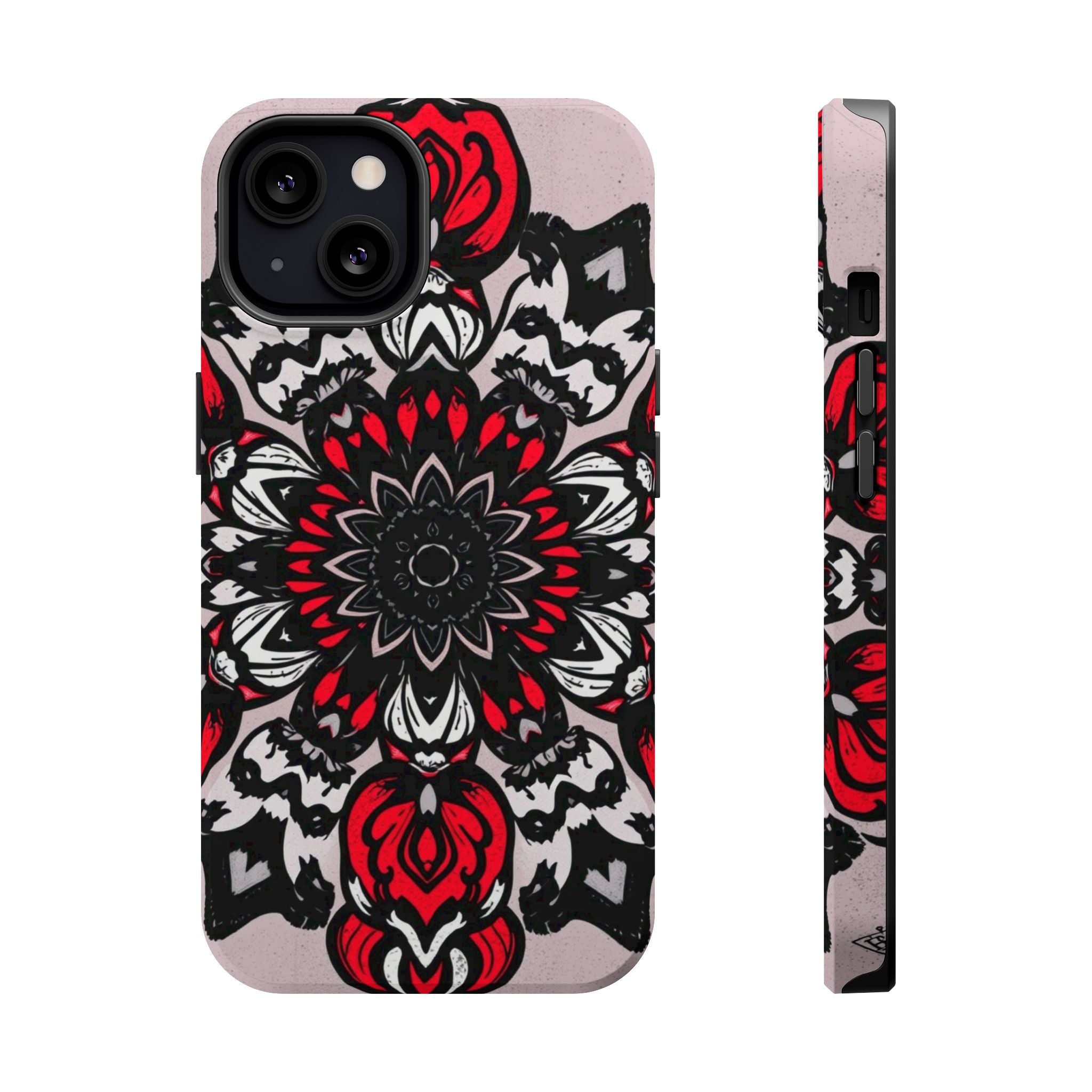 iPhone Floral Mandala Bold Art Slim Everyday Designer Case · iPhone Case