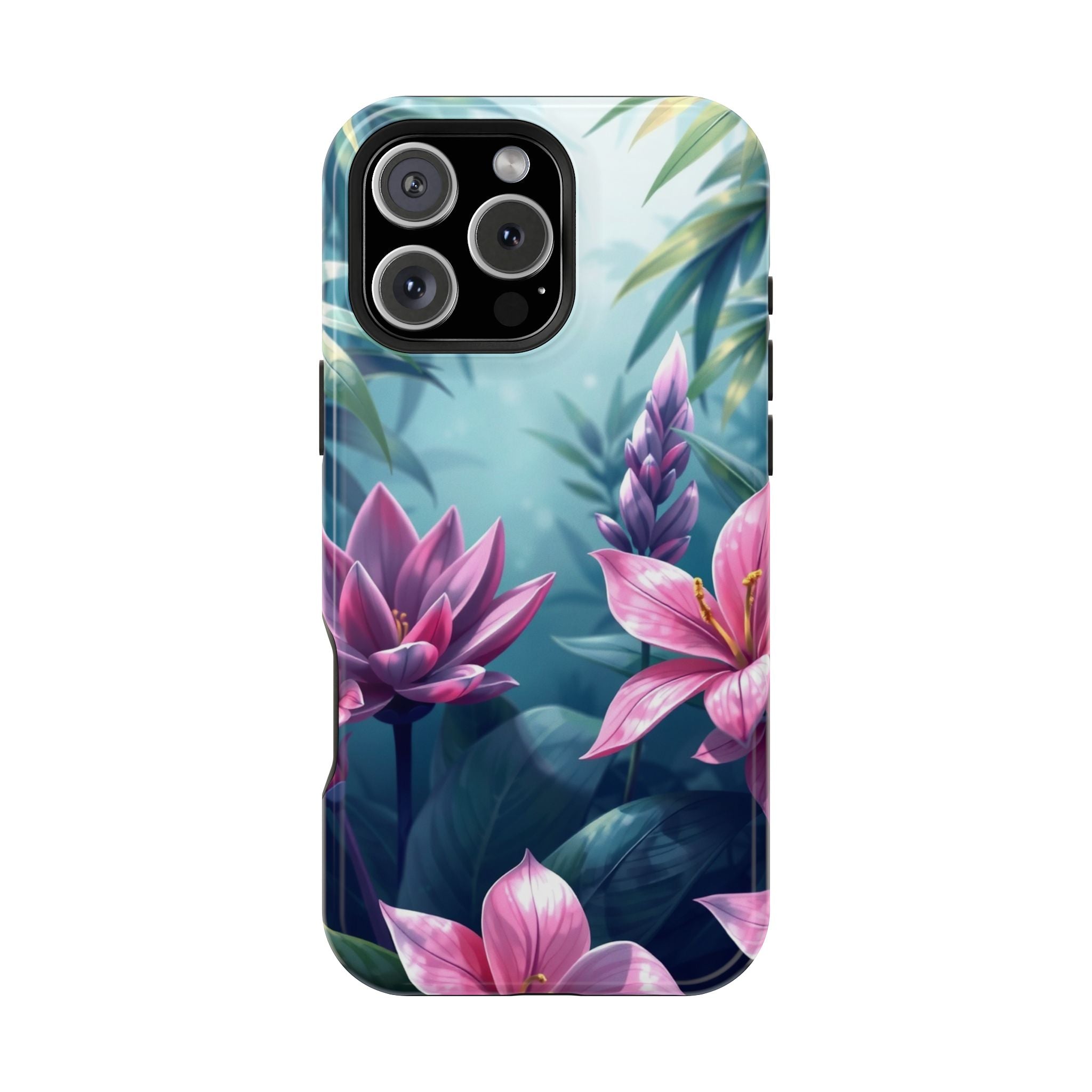 iPhone Indigo And Violet Jungle Floral Slim Everyday Designer Case · iPhone Case
