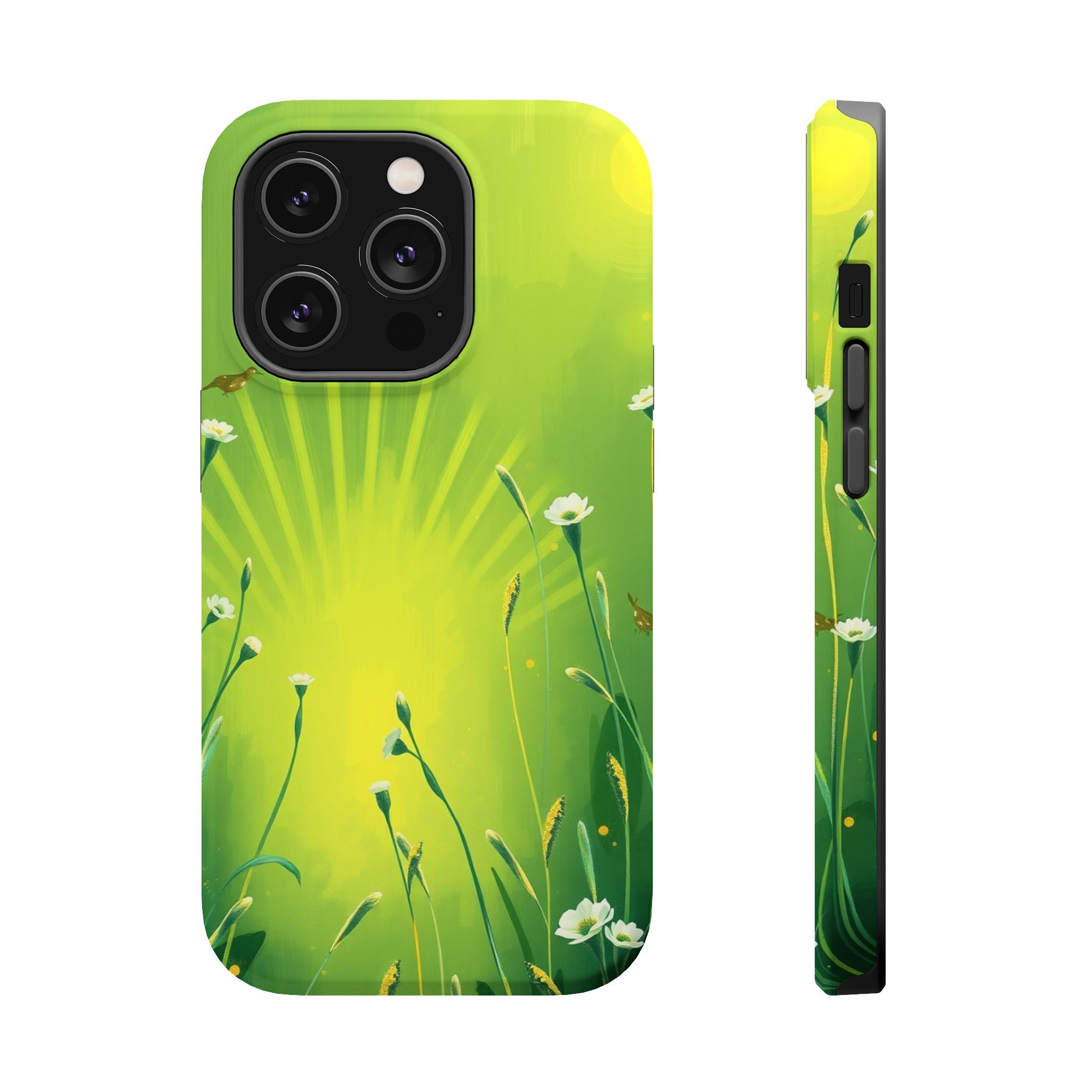 iPhone Spring Meadow Cinematic Art Bold Modern Everyday Snap Case · iPhone Case