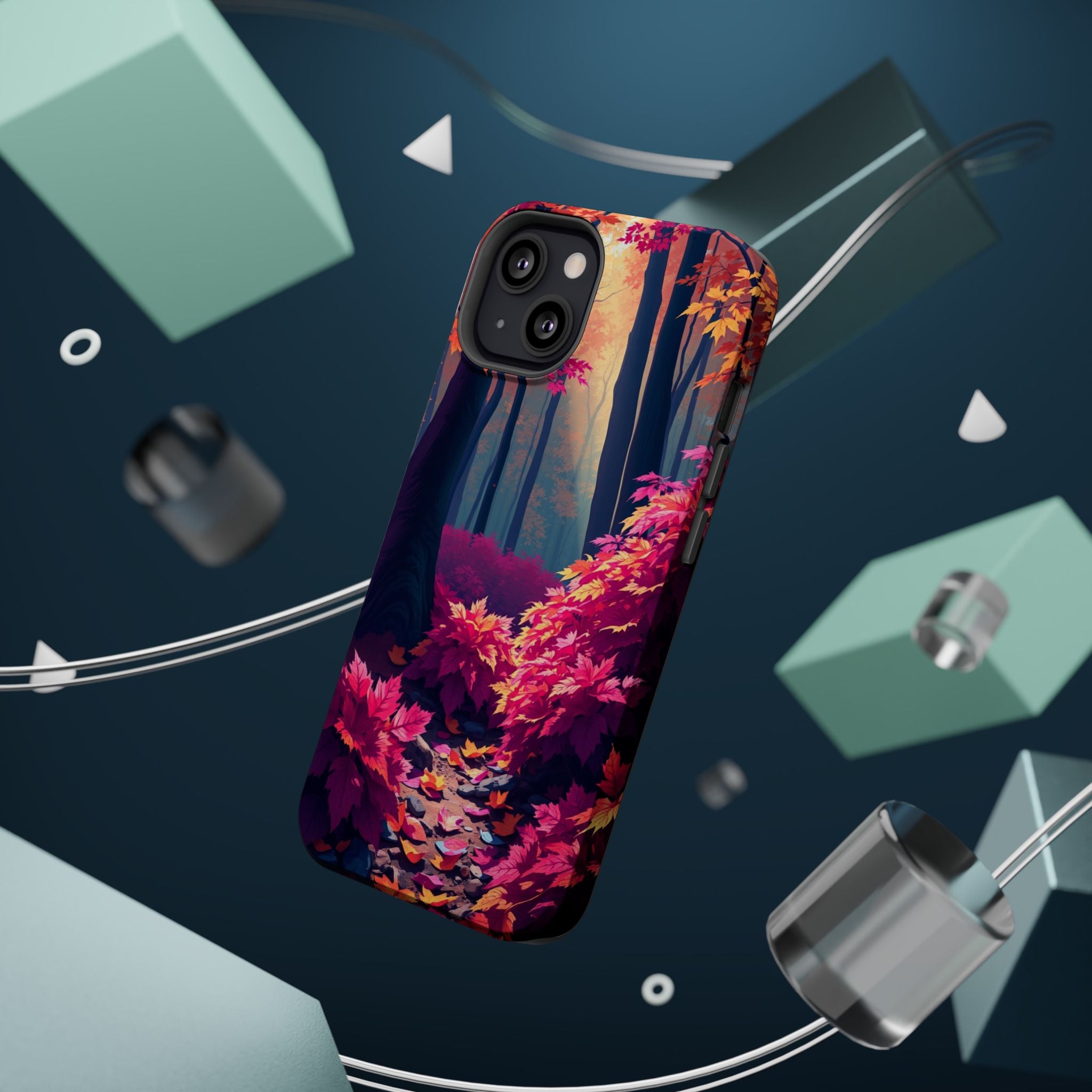 iPhone Earthy Autumn Forest Floor Design Slim Everyday iPhone Designer · iPhone
