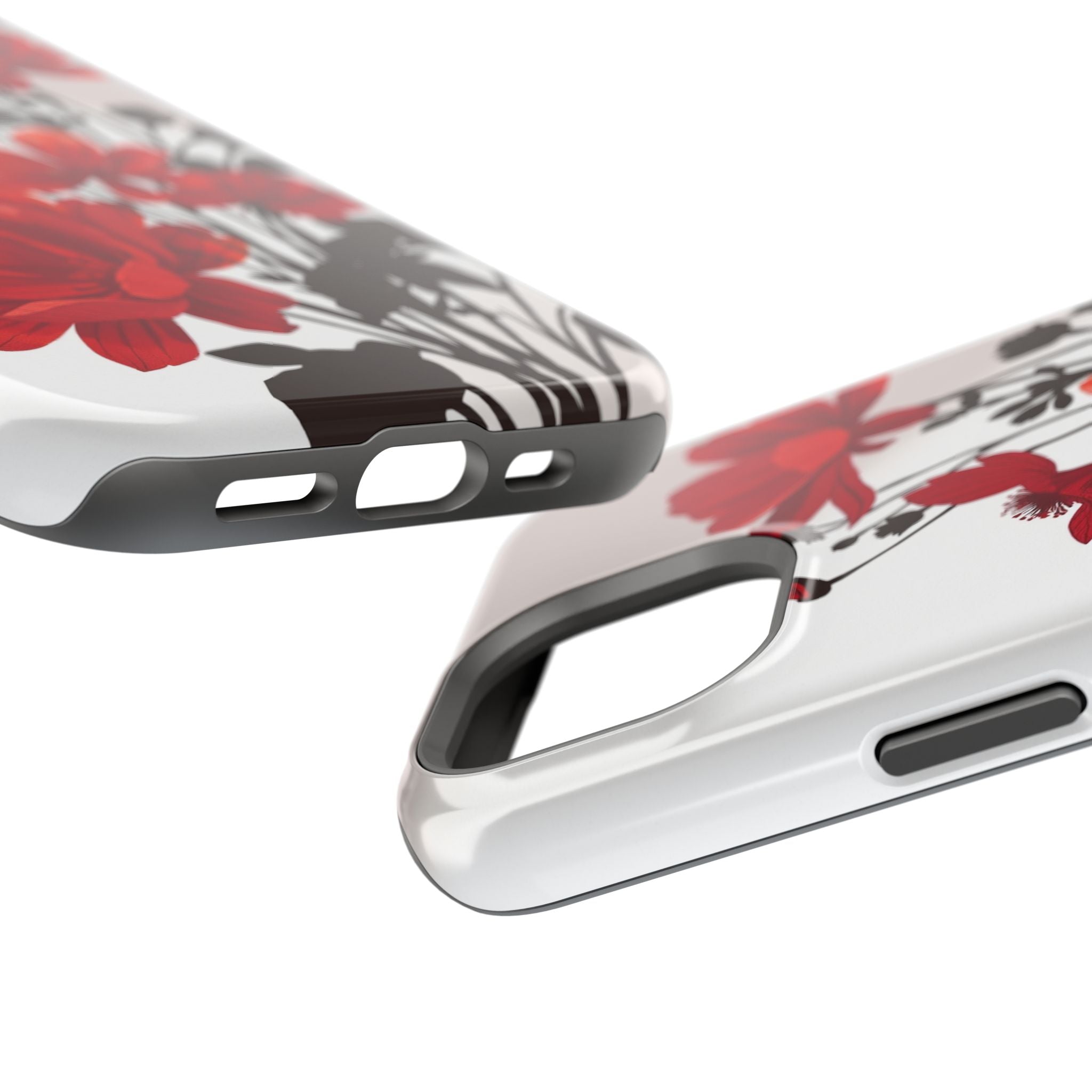 iPhone Floral Silhouette Cinematic Art Slim Snap Case · iPhone Case