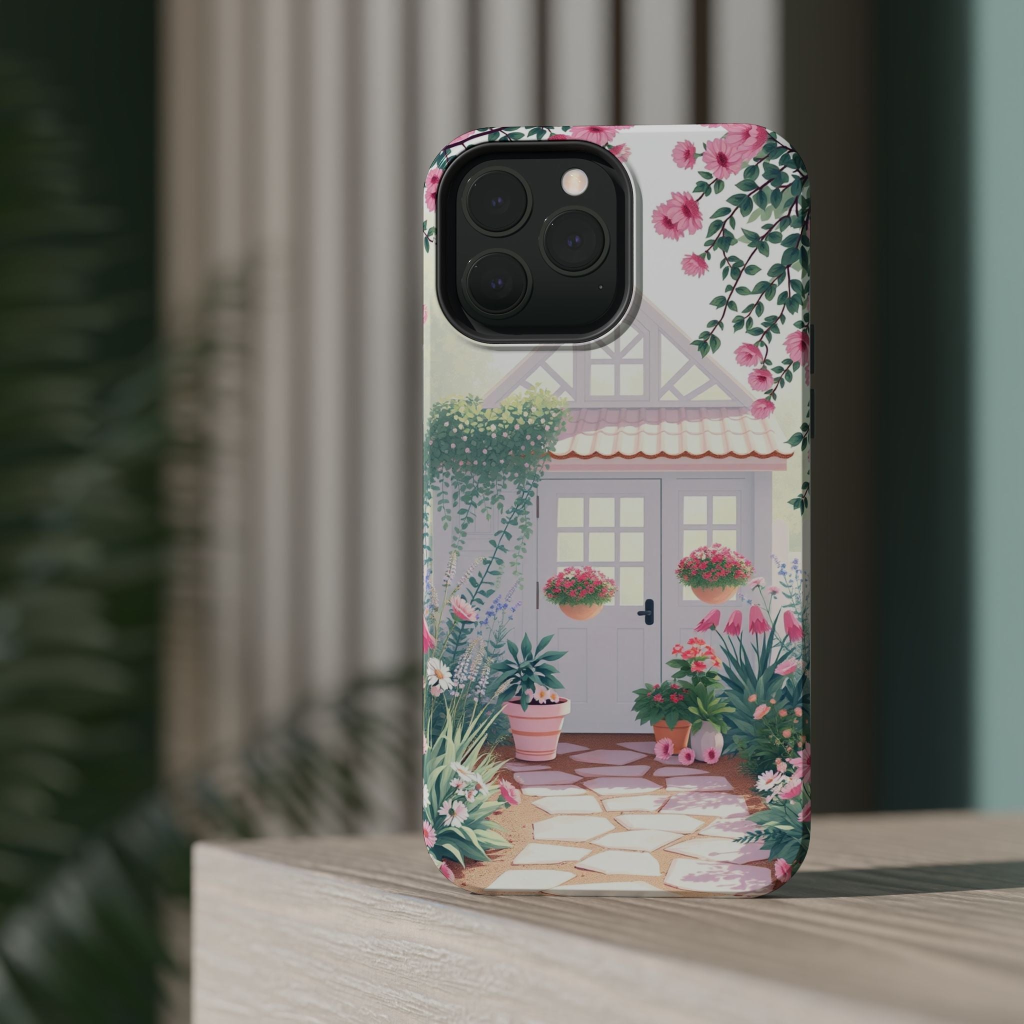 iPhone Cottage Garden Pastel Kawaii Slim Everyday Designer Case · iPhone Case