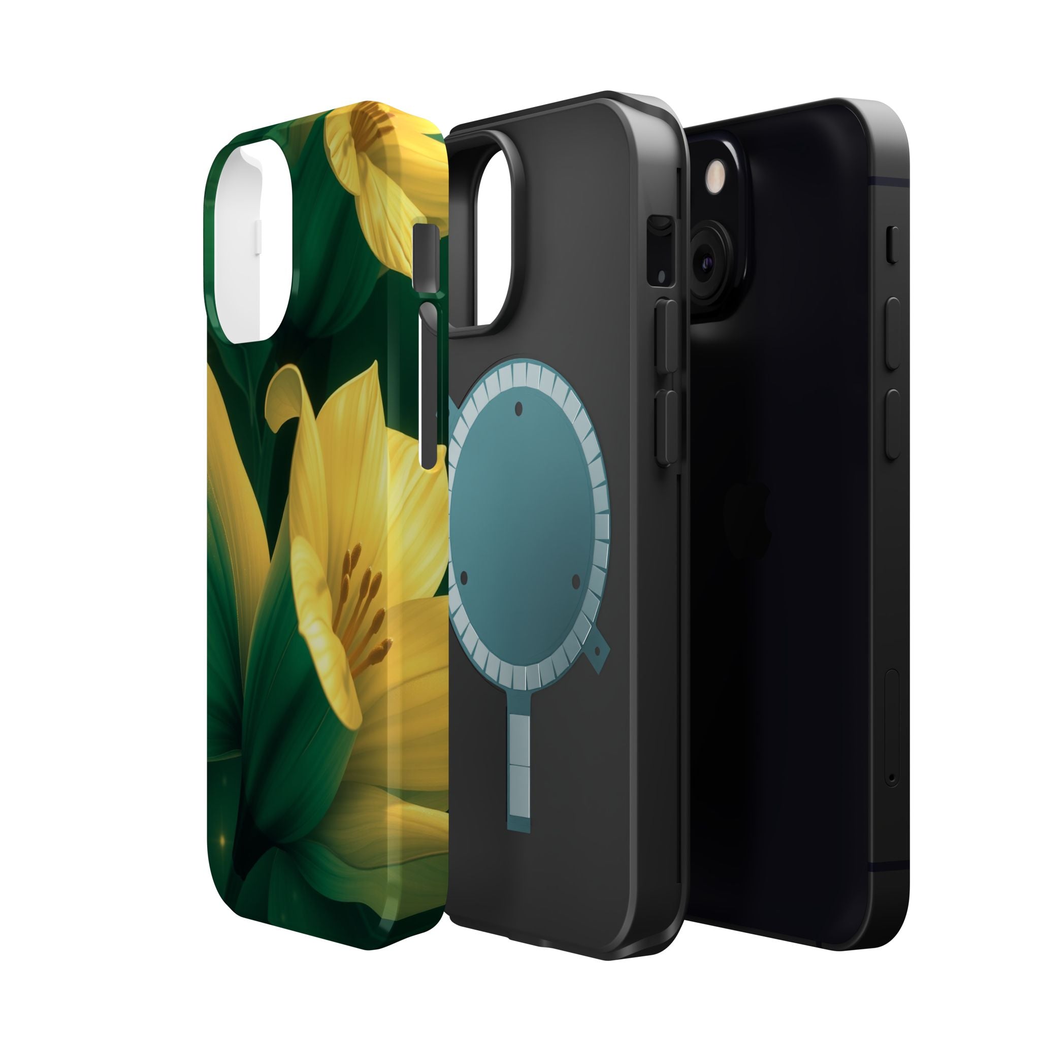 iPhone Night Bloomer Gold Foil Luxury Slim Everyday Designer Case · iPhone Case