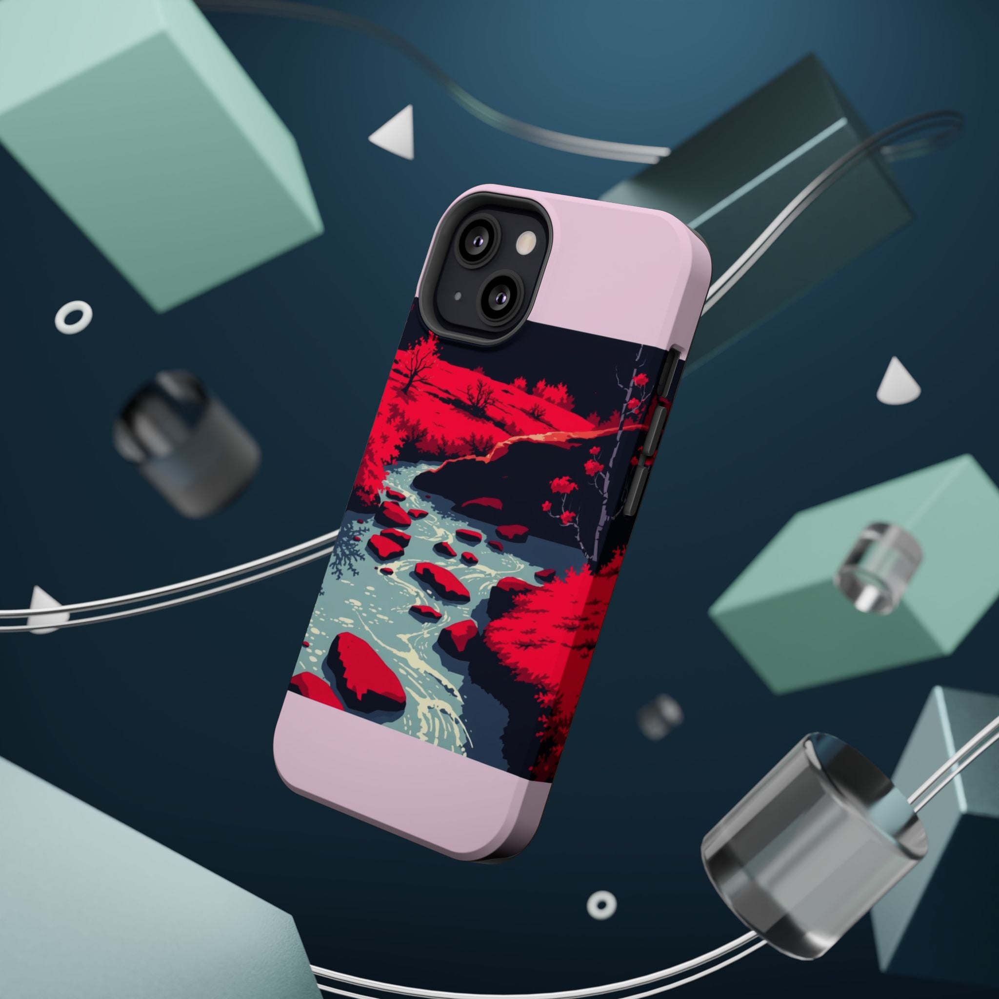 iPhone Spring Creek Cinematic Art 13 Slim Everyday Designer Case · iPhone Case