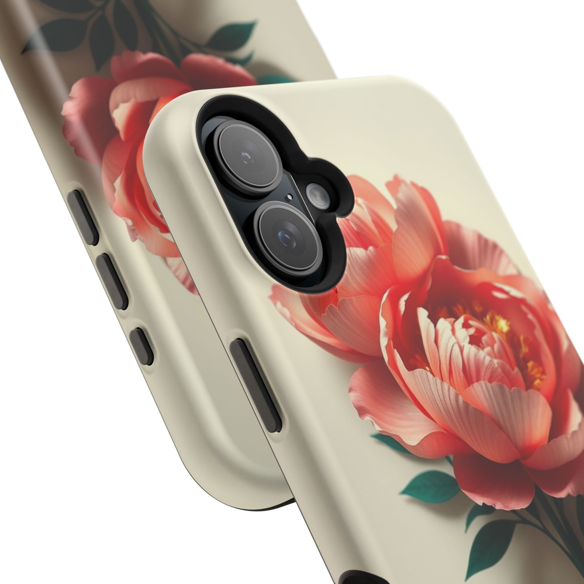 iPhone Emerald Green And Gold Peony Bouquet Slim iPhone Everyday · iPhone Case