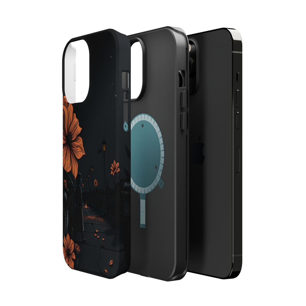 iPhone Night Bloomer Electric Art Bold Modern Everyday Snap Case · iPhone Case